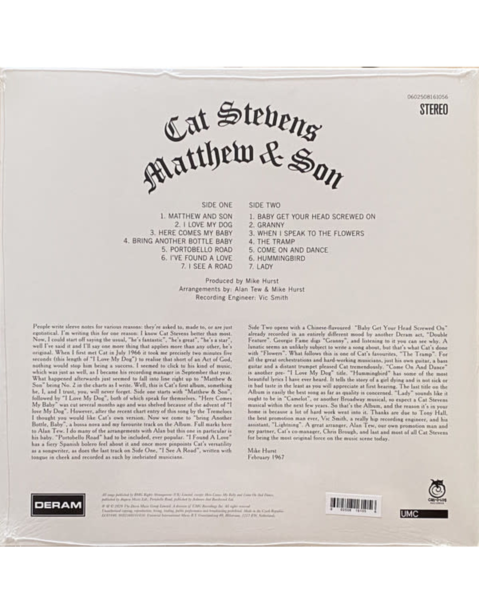 Cat Stevens - Matthew & Son