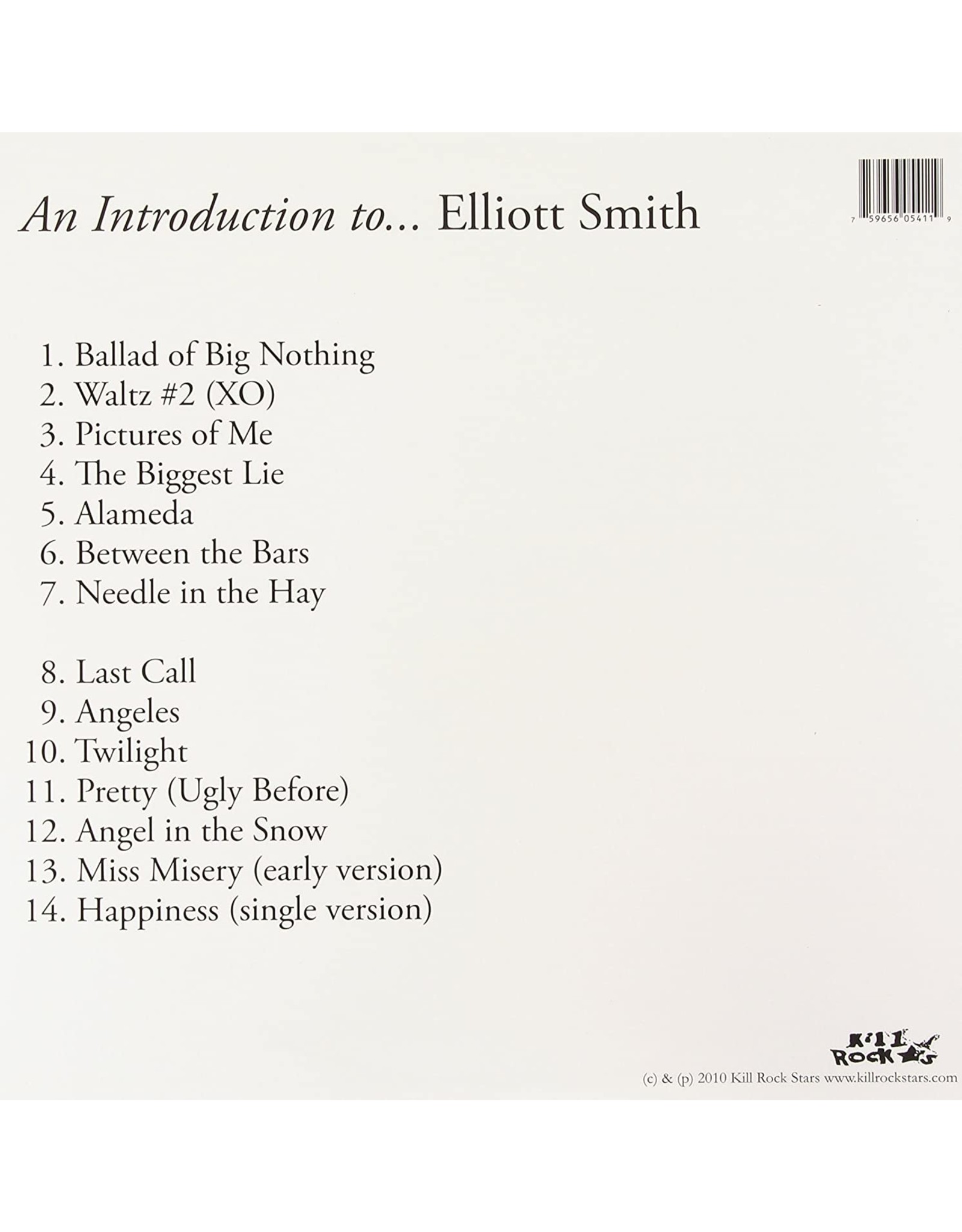 Elliott Smith - An Introduction To Elliott Smith