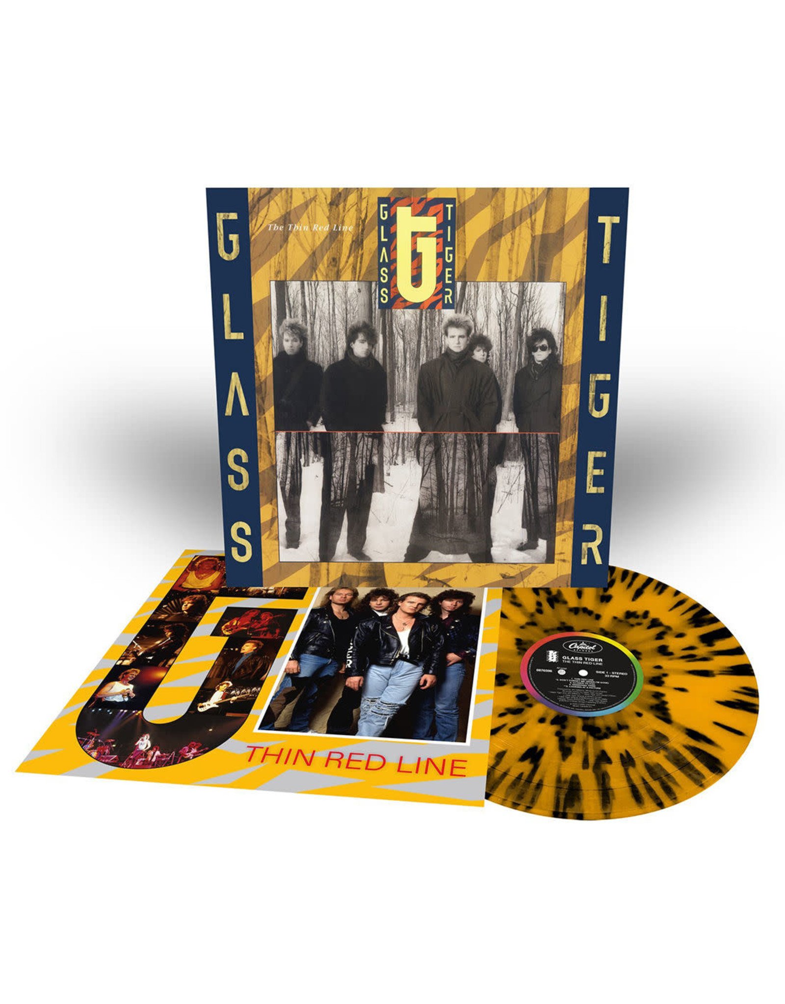 Glass Tiger - The Thin Red Line (Tiger Stripe Vinyl)