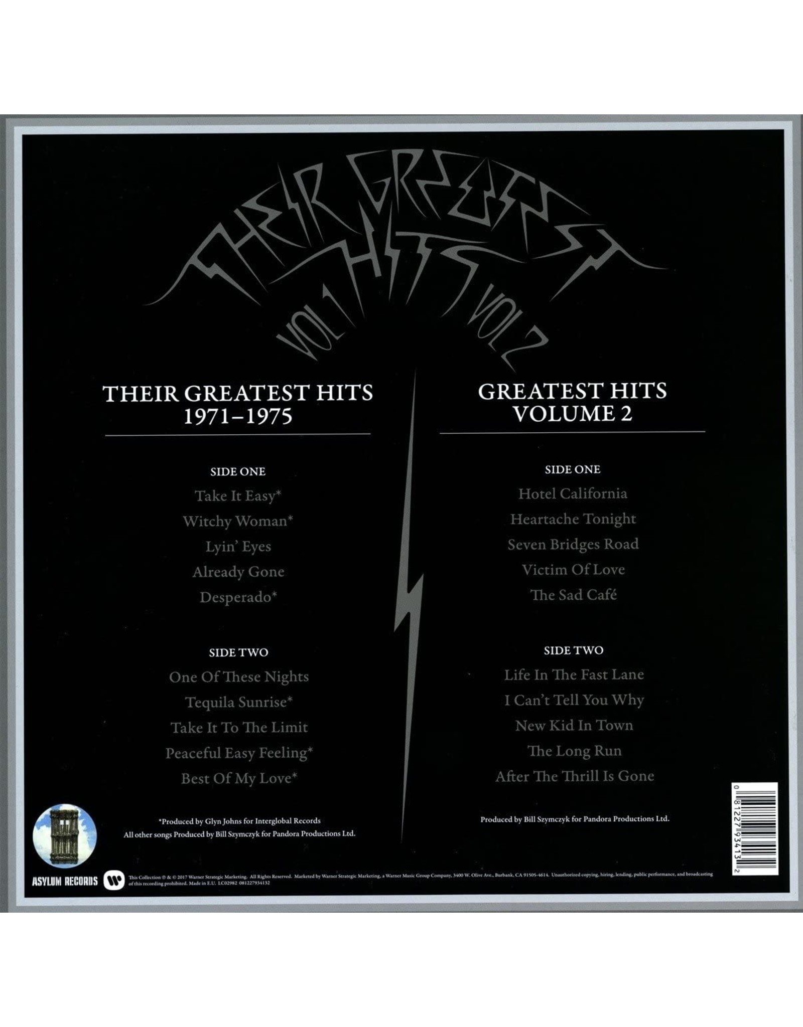 Eagles - Their Greatest Hits (Volumes 1 & 2)