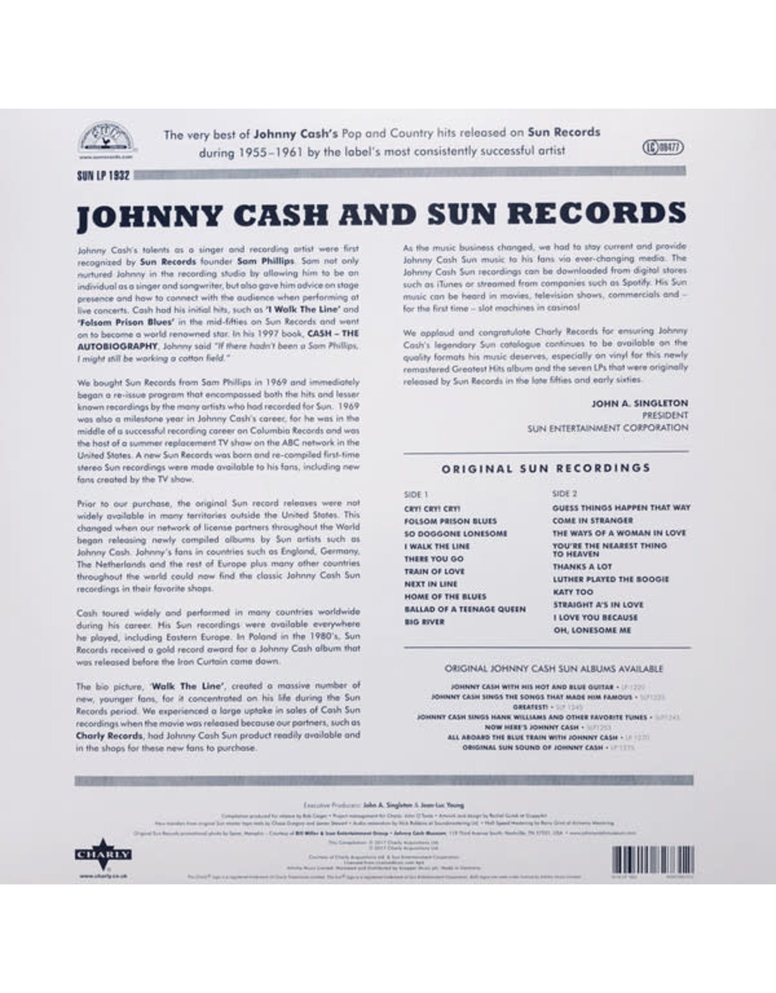 Johnny Cash - Greatest Hits (Sun Records) [Half Speed Master]