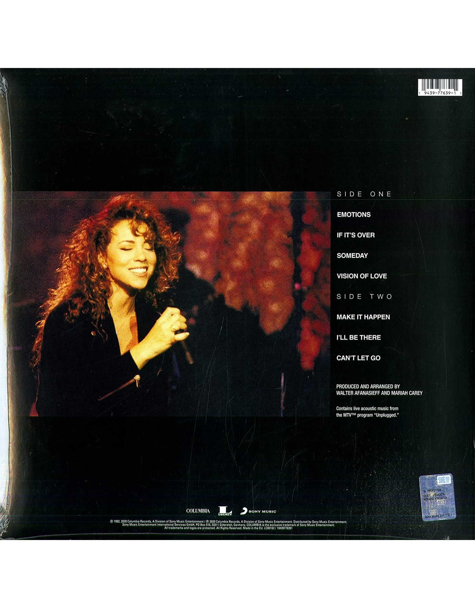 mariah carey 1992 mtv unplugged