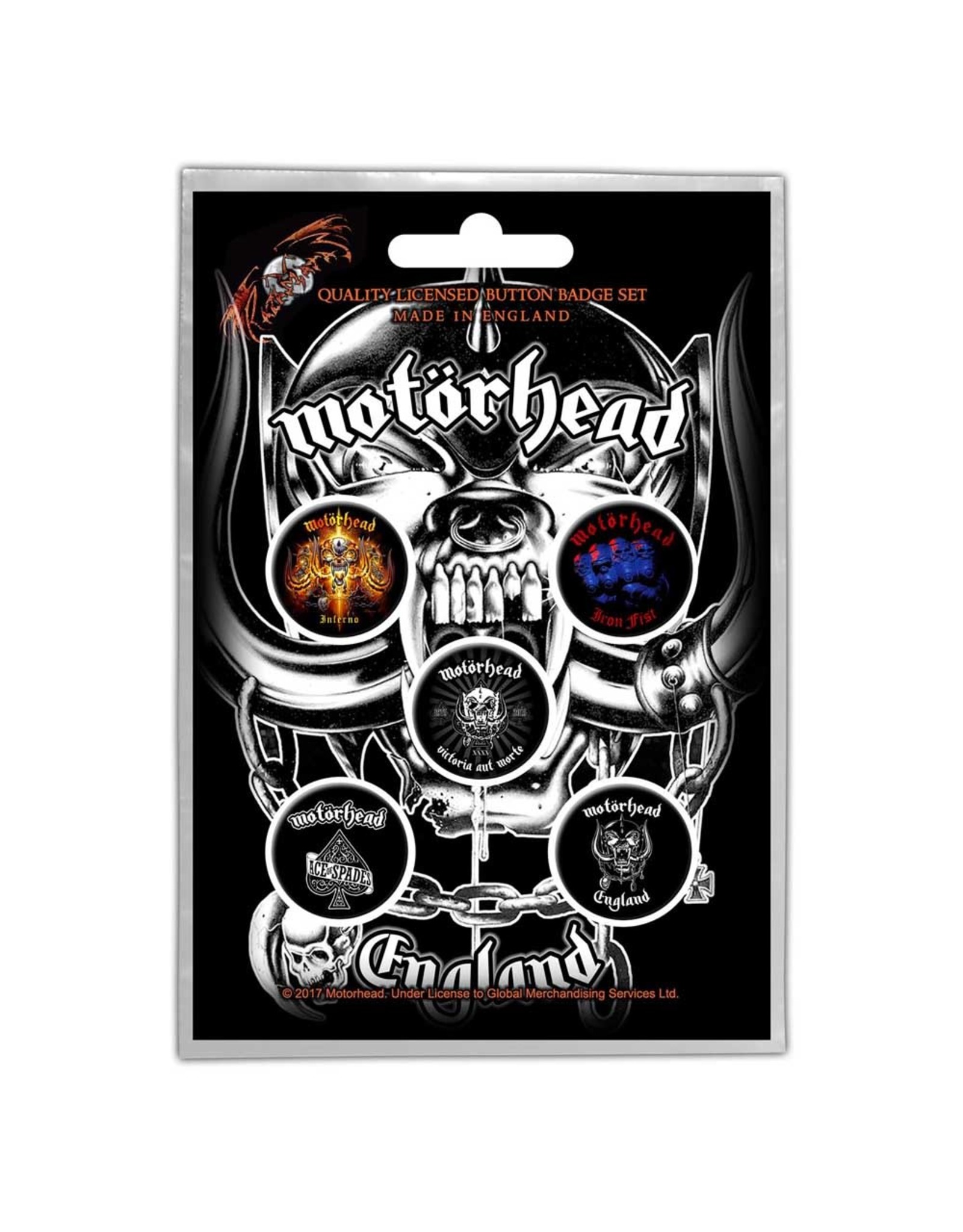 Motorhead / Classic Albums Button Pack