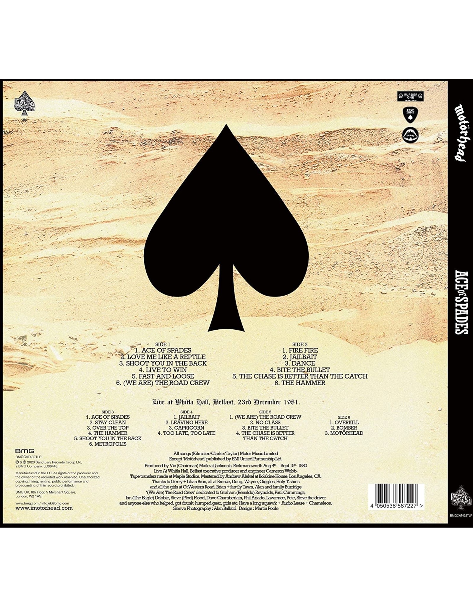 Motorhead - Ace Of Spades (40th Anniversary 3LP)