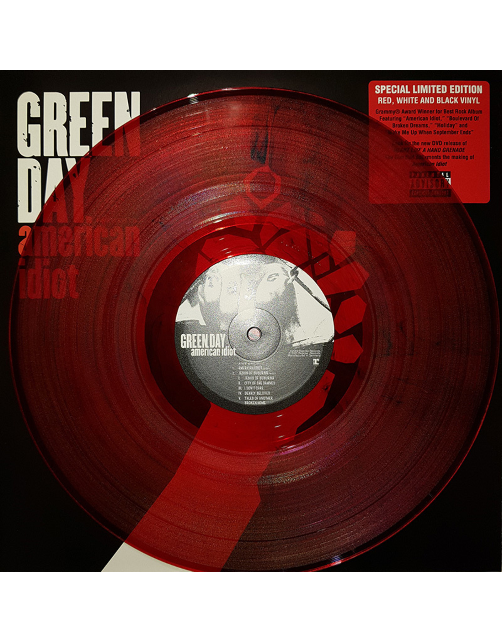 Green Day American Idiot (Red / White / Black Smoke Vinyl) Pop Music