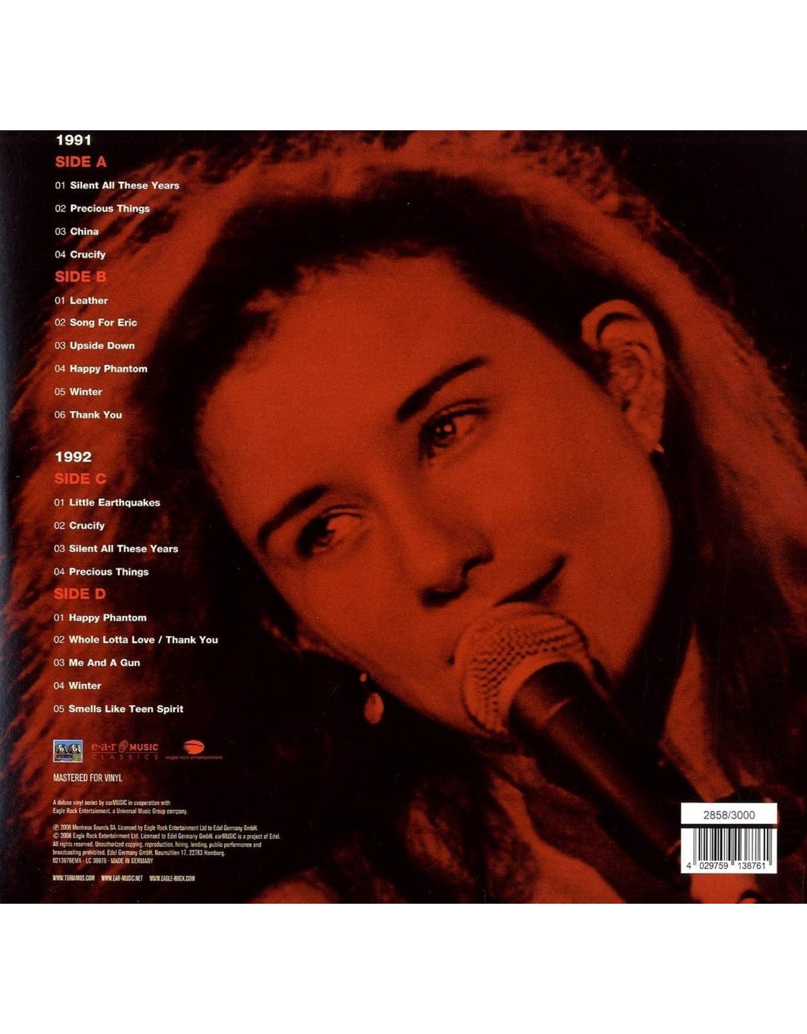 Tori Amos - Live At Montreux 1991/1992 (Red Vinyl)