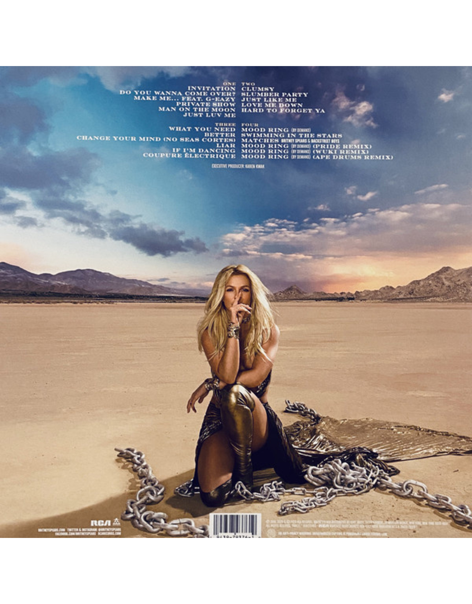 Britney Spears - Glory (2020 Version) [White Vinyl]