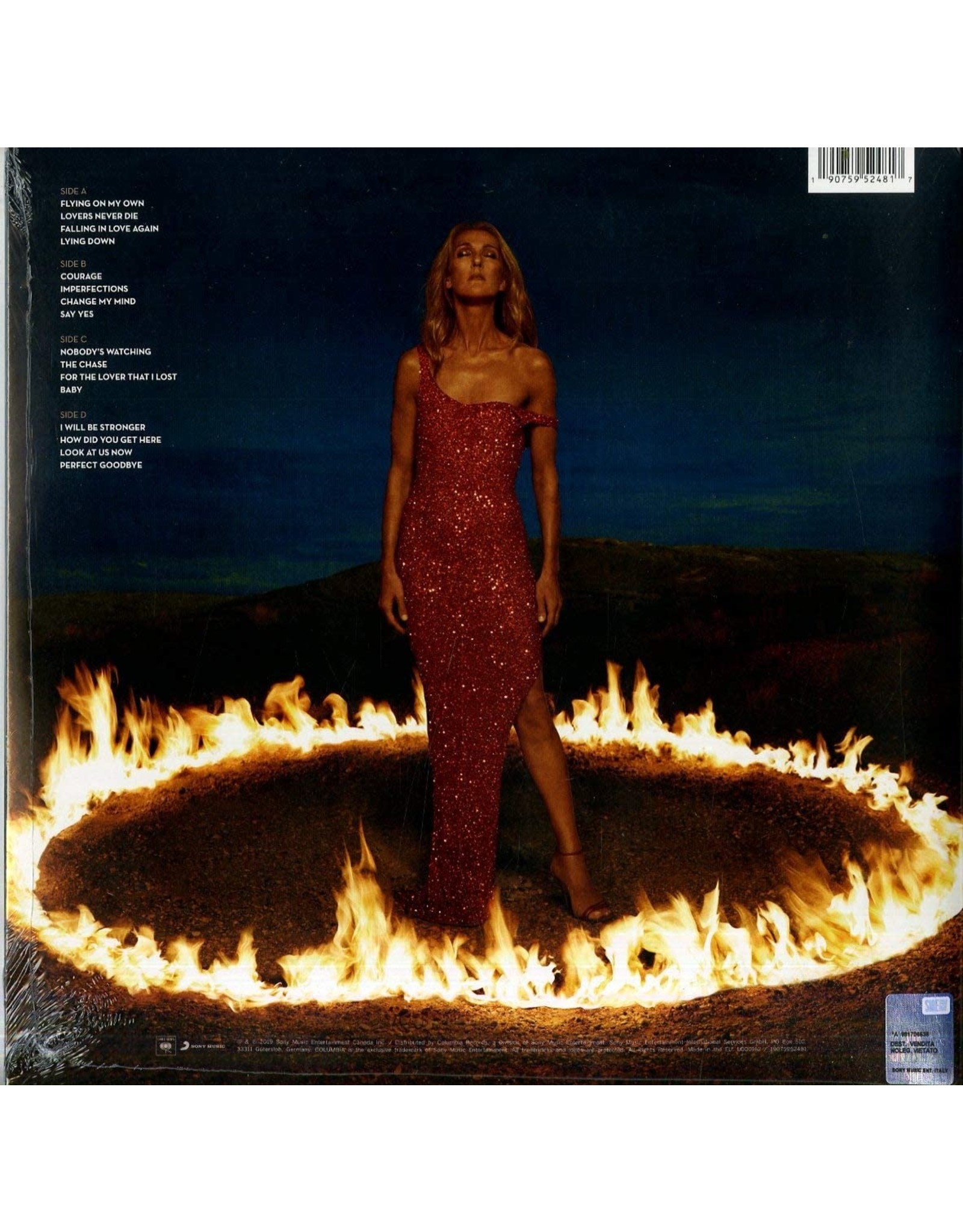 Celine Dion - Courage (Ruby Red Vinyl)