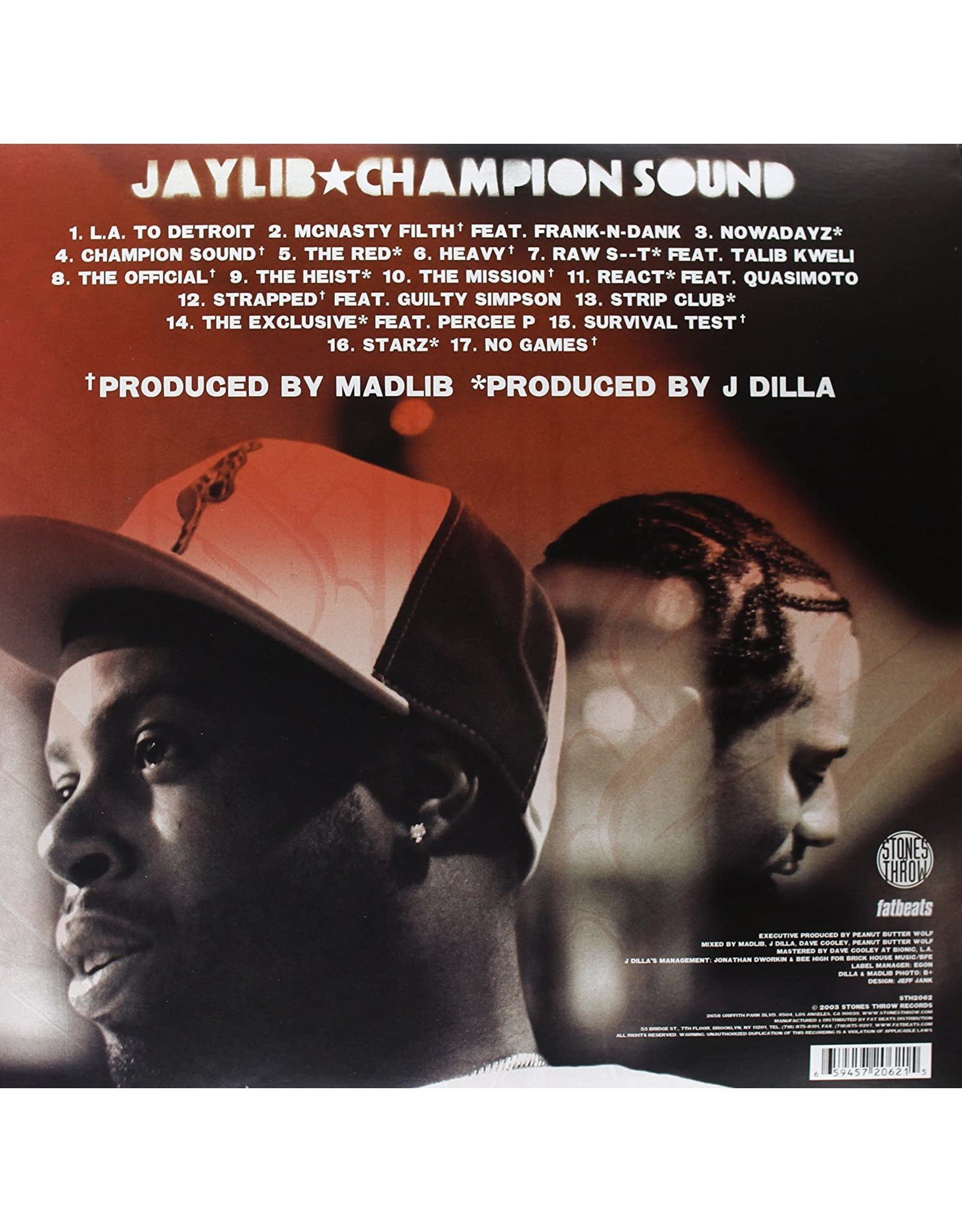 Jaylib (J Dilla and Madlib) - Champion Sound (Vinyl) - Pop Music