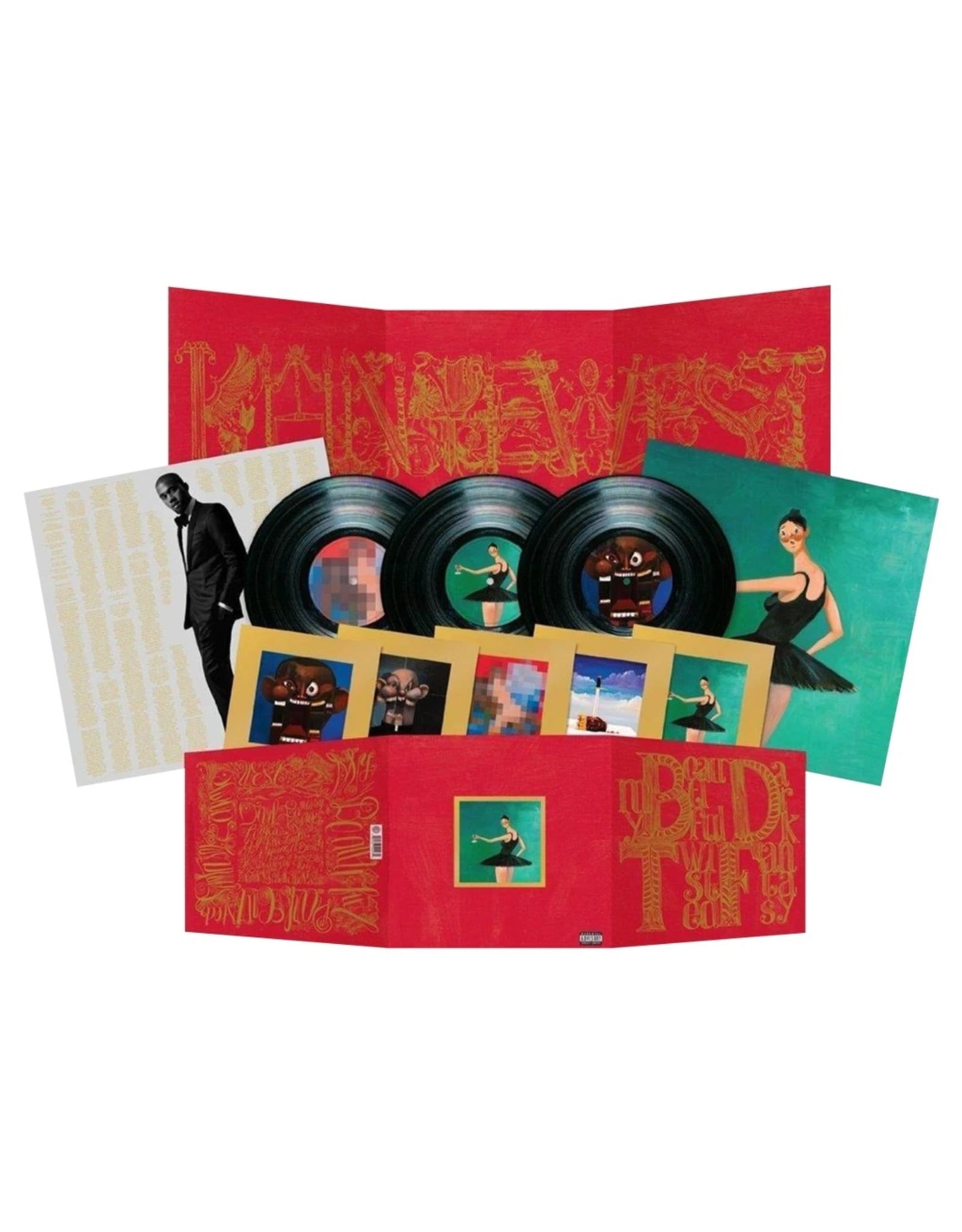 Kanye West - My Beautiful Dark Twisted Fantasy (3LP)