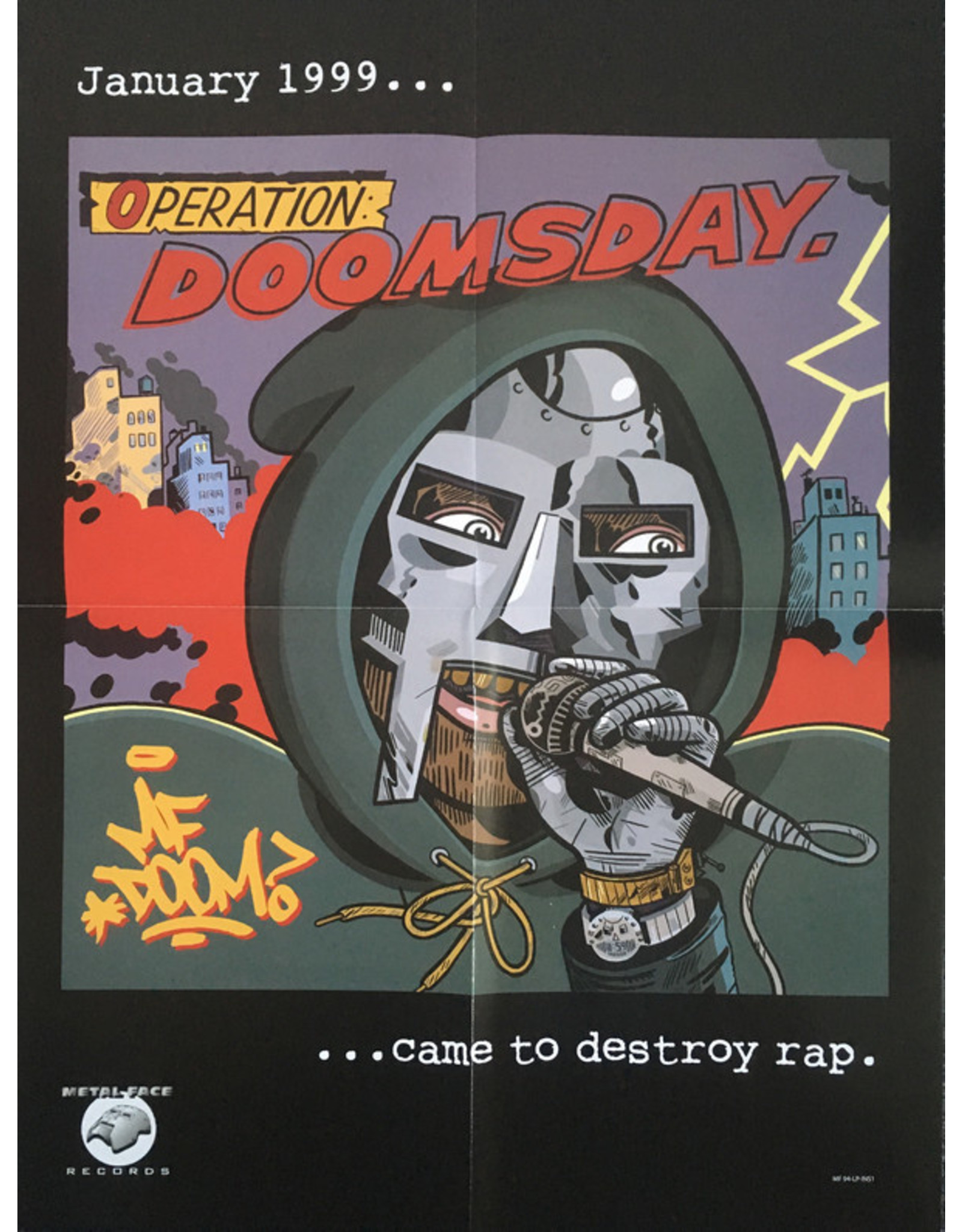 MF DOOM - Operation: Doomsday (Variant Cover)