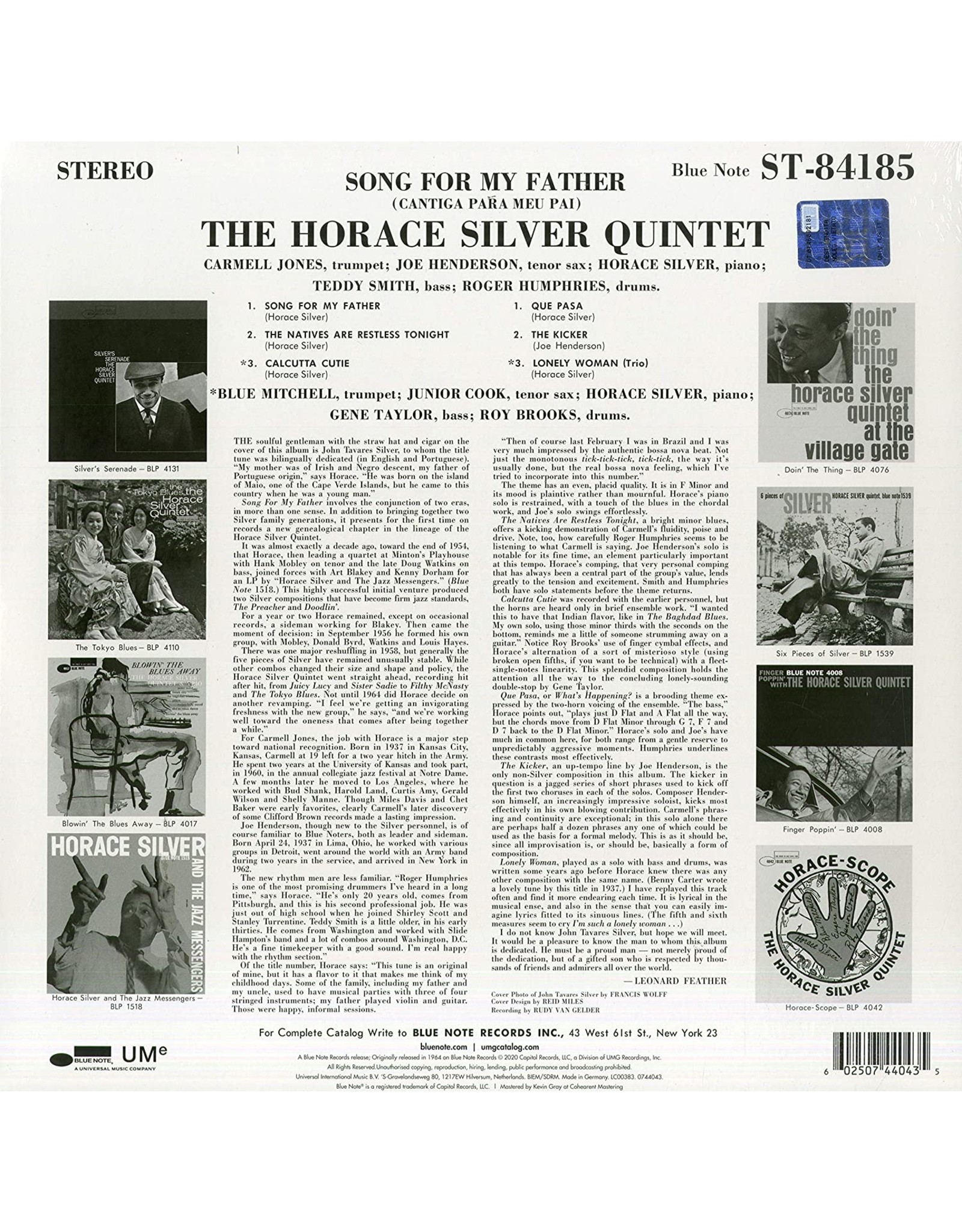 Horace Silver - Song For My Father (Blue Note Classic)