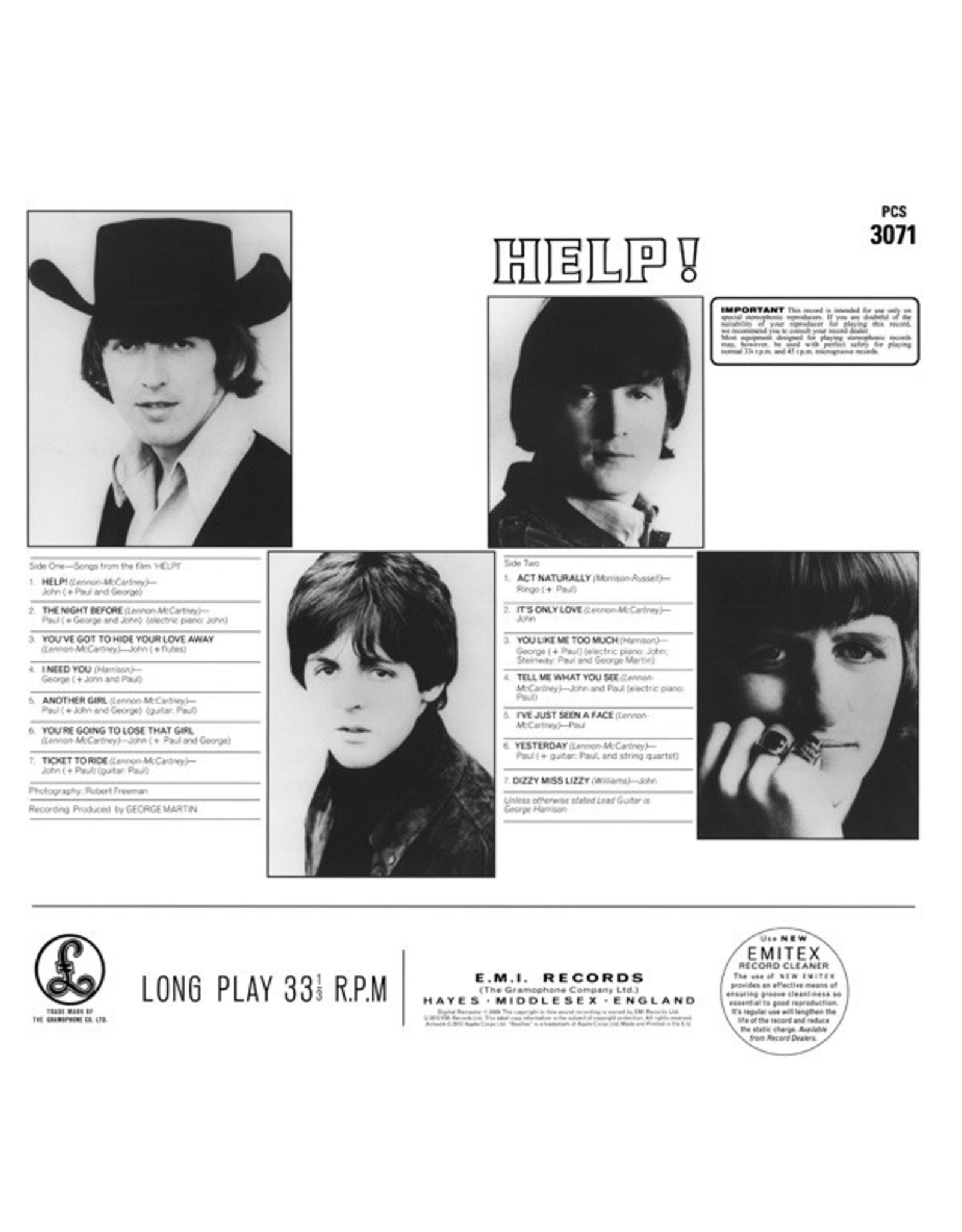 The Beatles - Help (2009 Stereo Mix)
