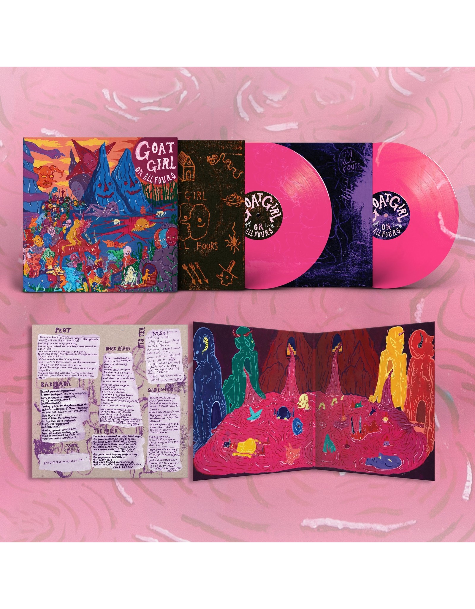 Goat Girl - On All Fours (Exclusive Pink Vinyl)