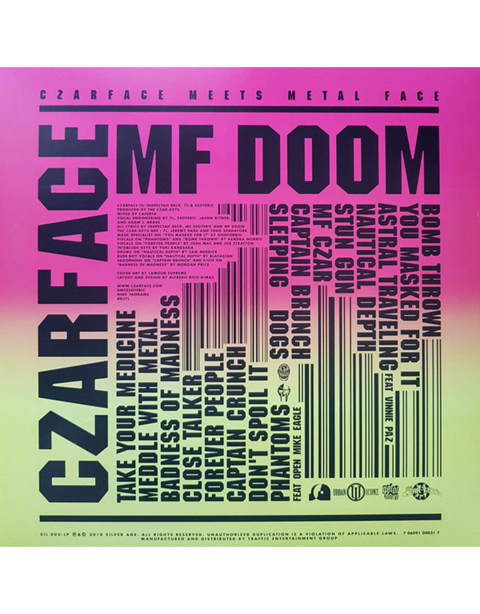 MF DOOM - Czarface Meets Metal Face