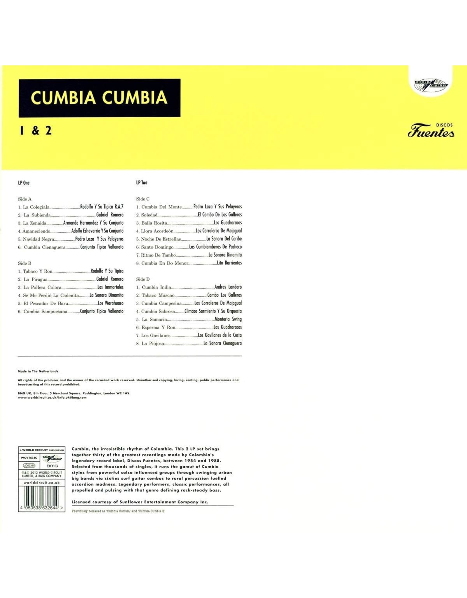 Various - Cumbia Cumbia 1 & 2 (Red / Blue Vinyl)