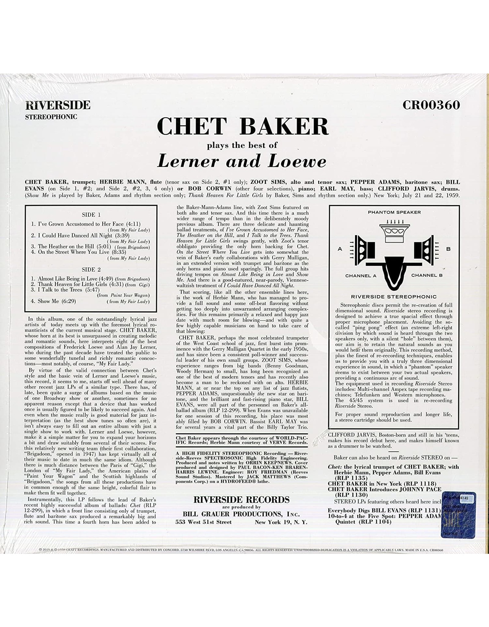 Chet Baker - Plays The Best of Lerner & Loewe (2021 Remaster)