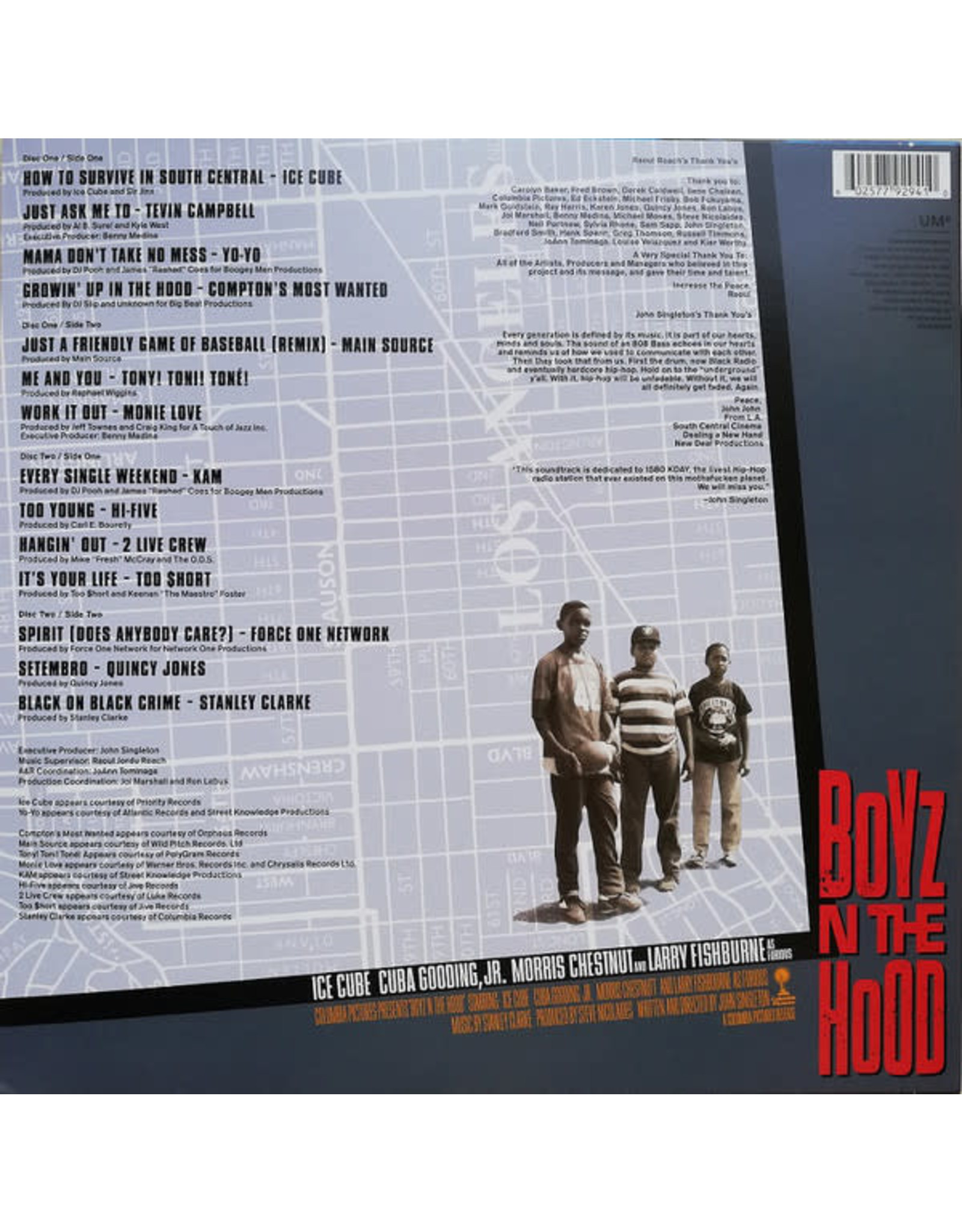 Various Artists - Boyz N The Hood (Music From The Film)