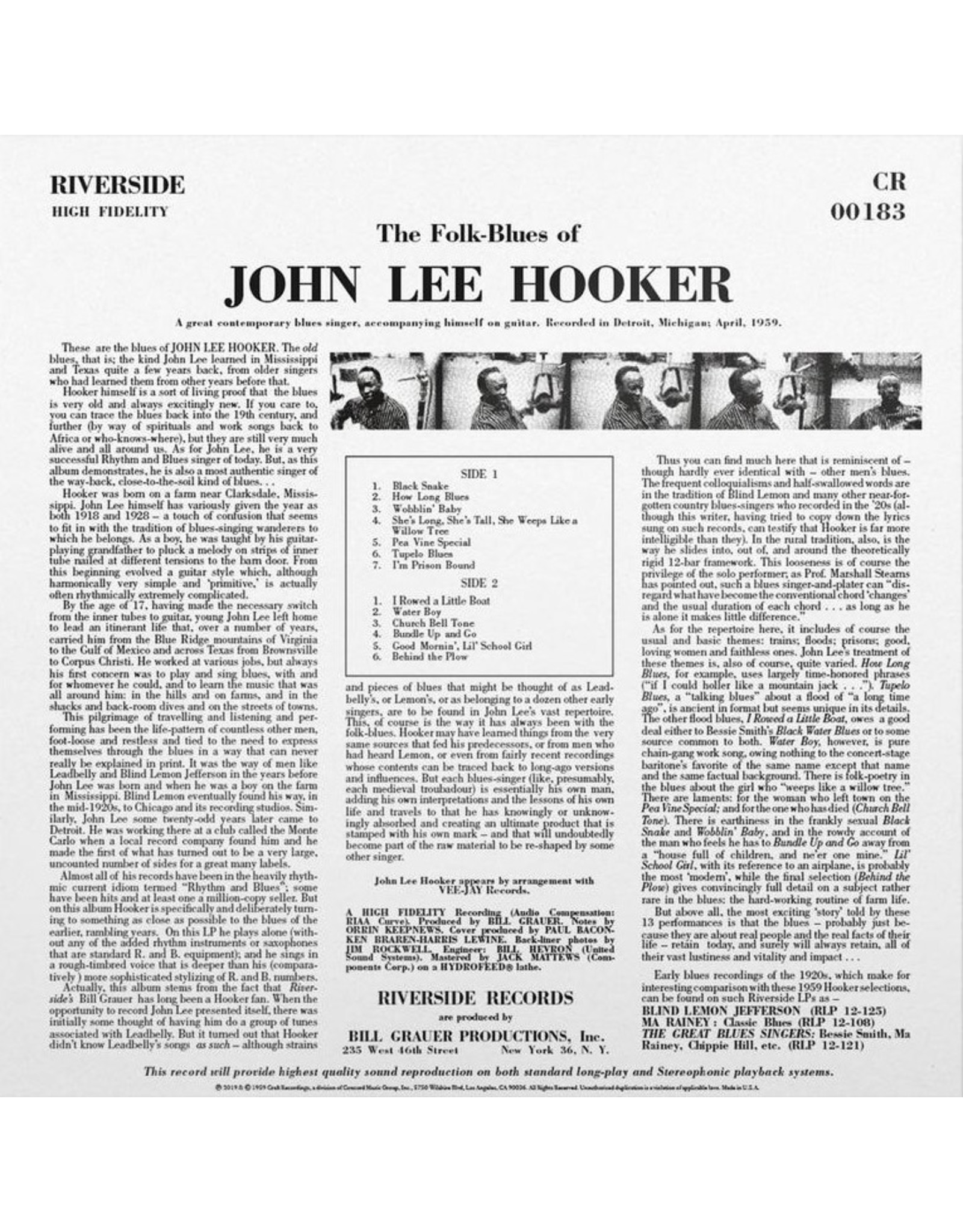John Lee Hooker - The Country Blues of John Lee Hooker (2019 Remaster)