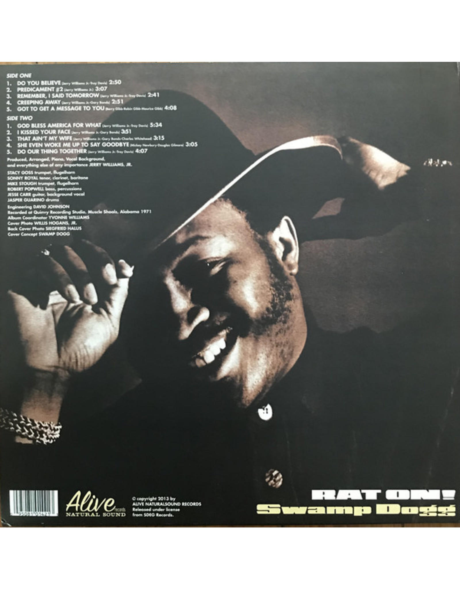 Swamp Dogg - Rat On! (Exclusive Blue Vinyl)