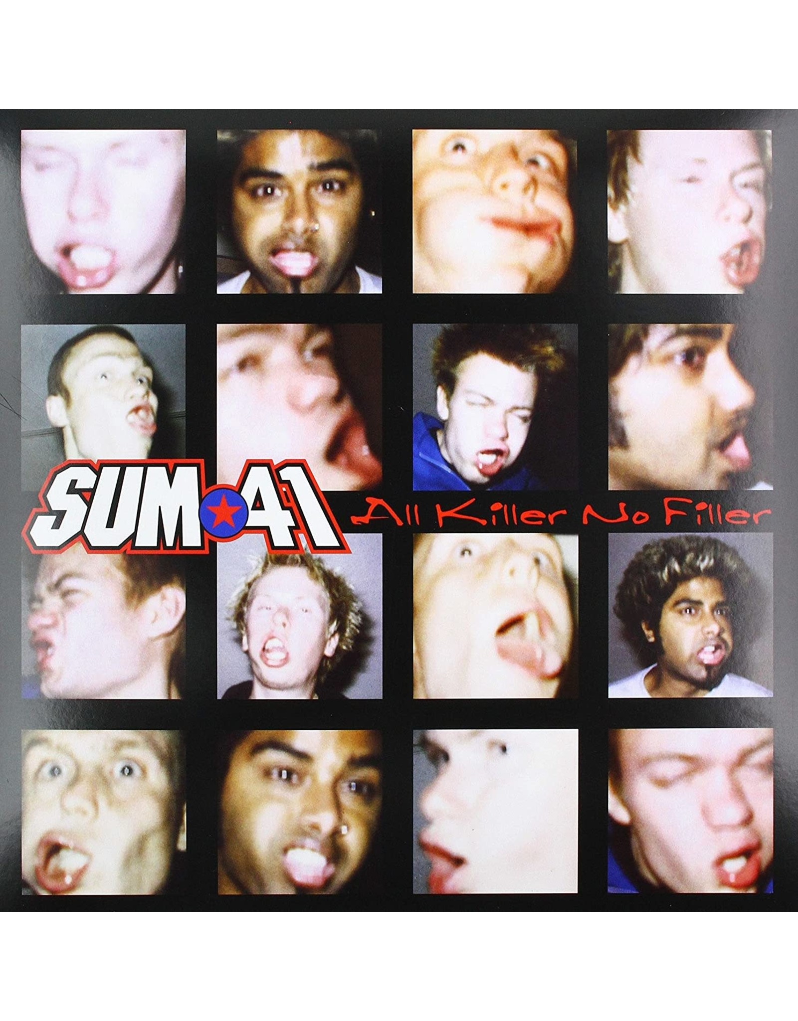 SUM 41 - All Killer No Filler (Transparent Yellow with Red Swirls Vinyl)