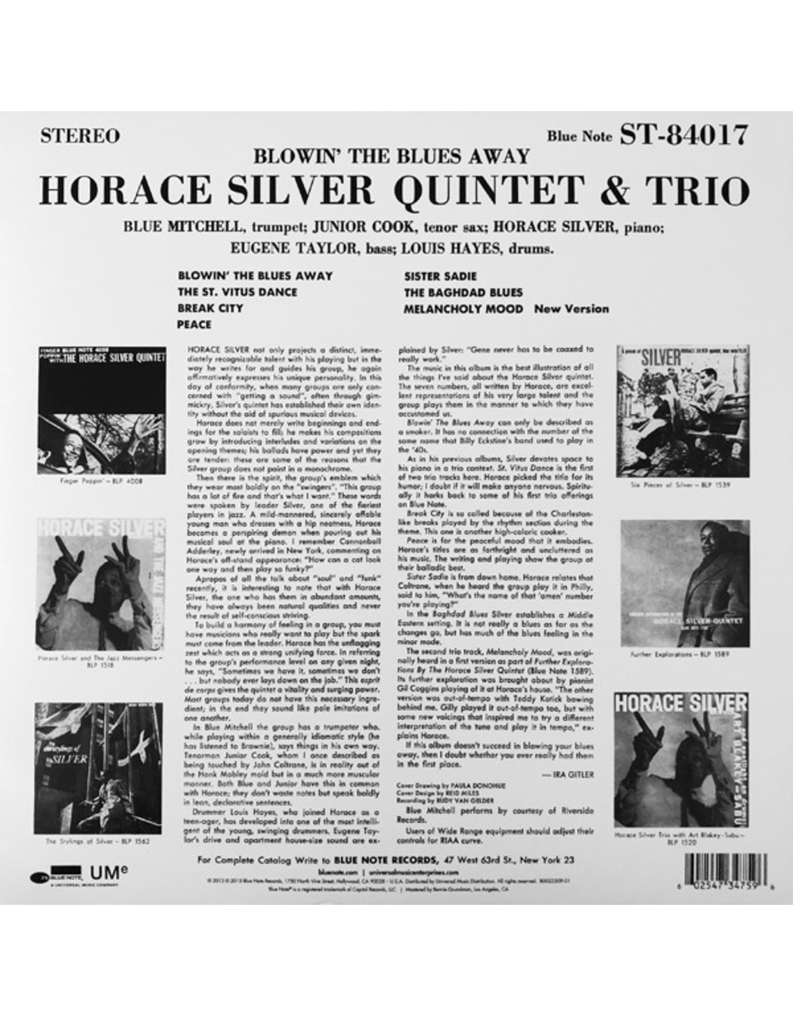 Horace Silver Quintet - Blowin' The Blues Away