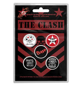 The Clash / Classic Logos Button Pack