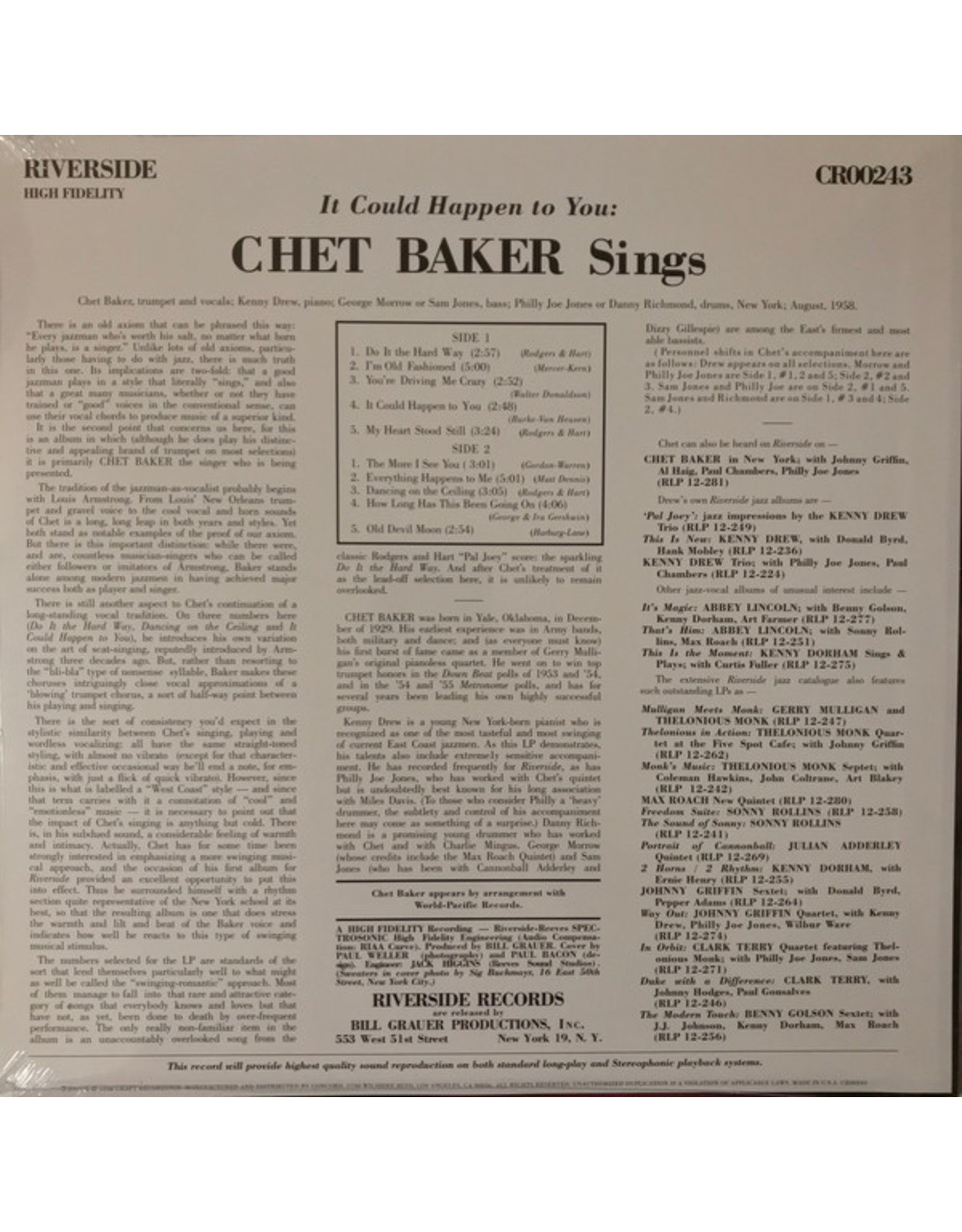 Chet Baker - Sings: It Could Happen To You (2019 Mono Remaster)