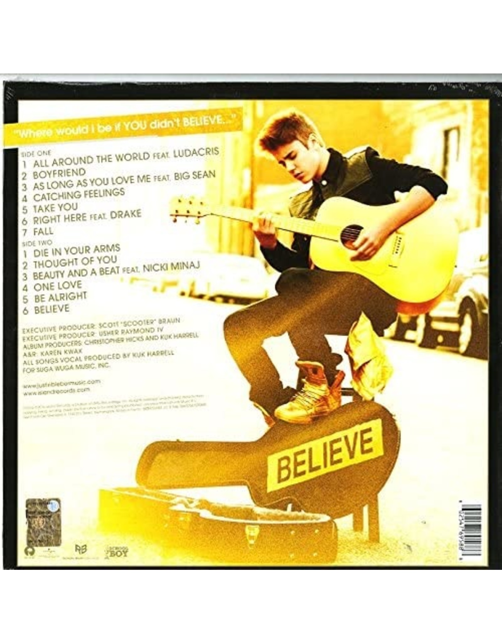 Justin Bieber Believe Vinyl Pop Music 3827