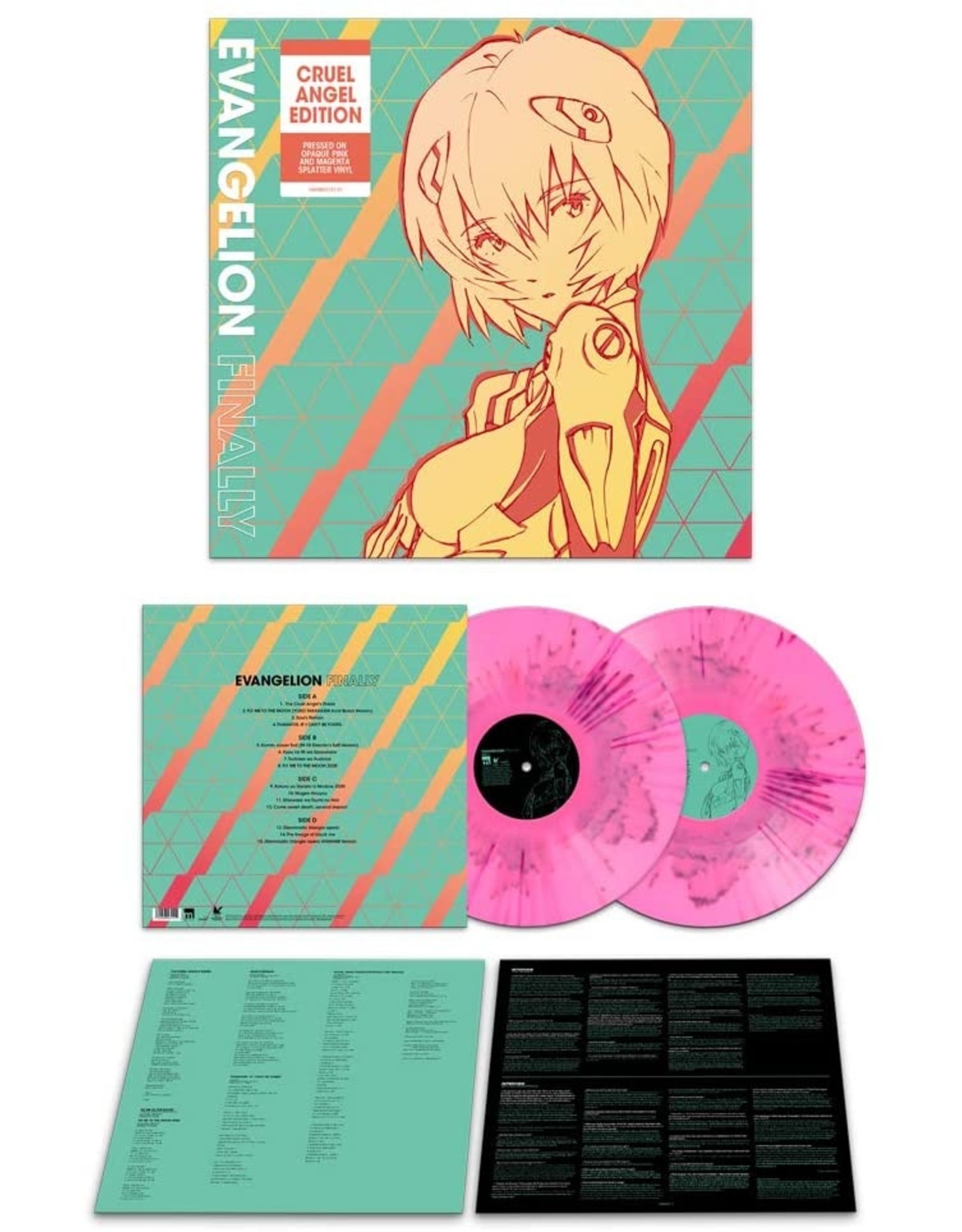 Evangelion Finally ピンク・ヴァイナル・スプラッター仕様 Amazon.com: Evangelion Finally Limited Edition Opaque Pink