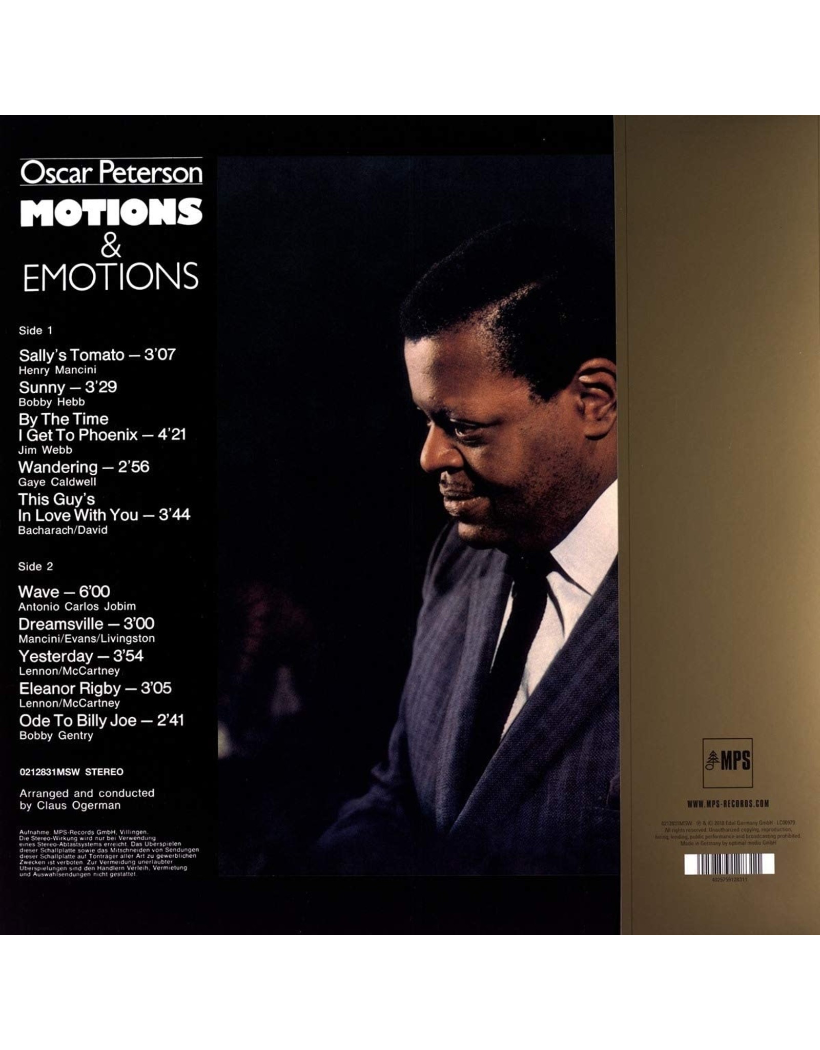 Oscar Peterson - Motions & Emotions (MPS AAA Series) [Blue Vinyl]