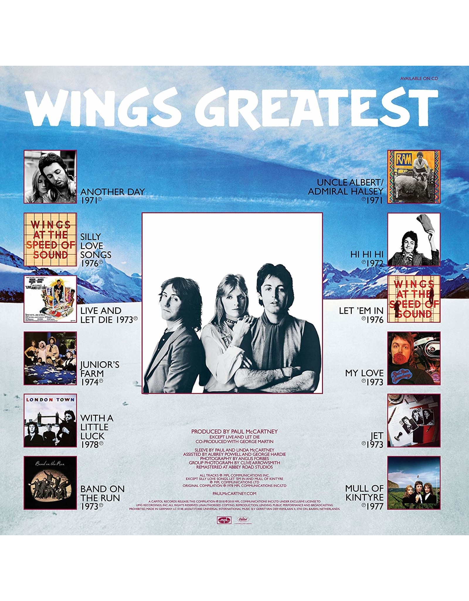 Wings - Wings Greatest (Exclusive Blue Vinyl)