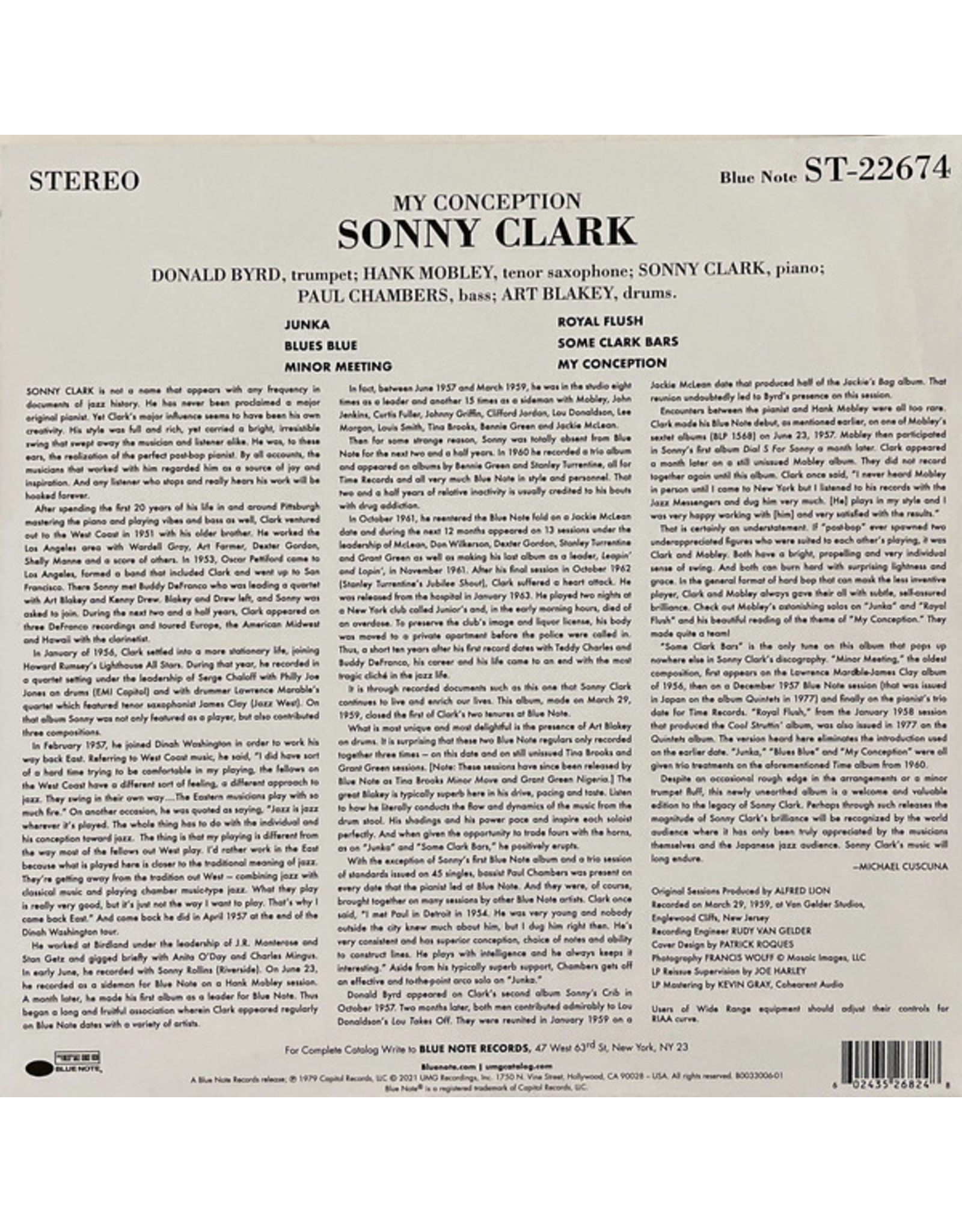 Sonny Clark - My Conception (Blue Note Tone Poet)