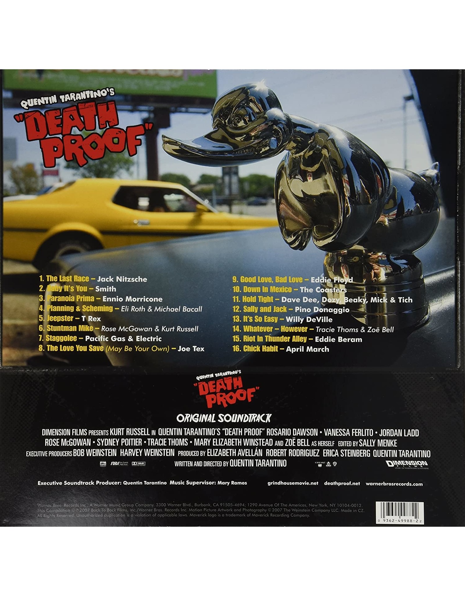 Various Artists - Death Proof (Music From The Film) [Colour Vinyl
