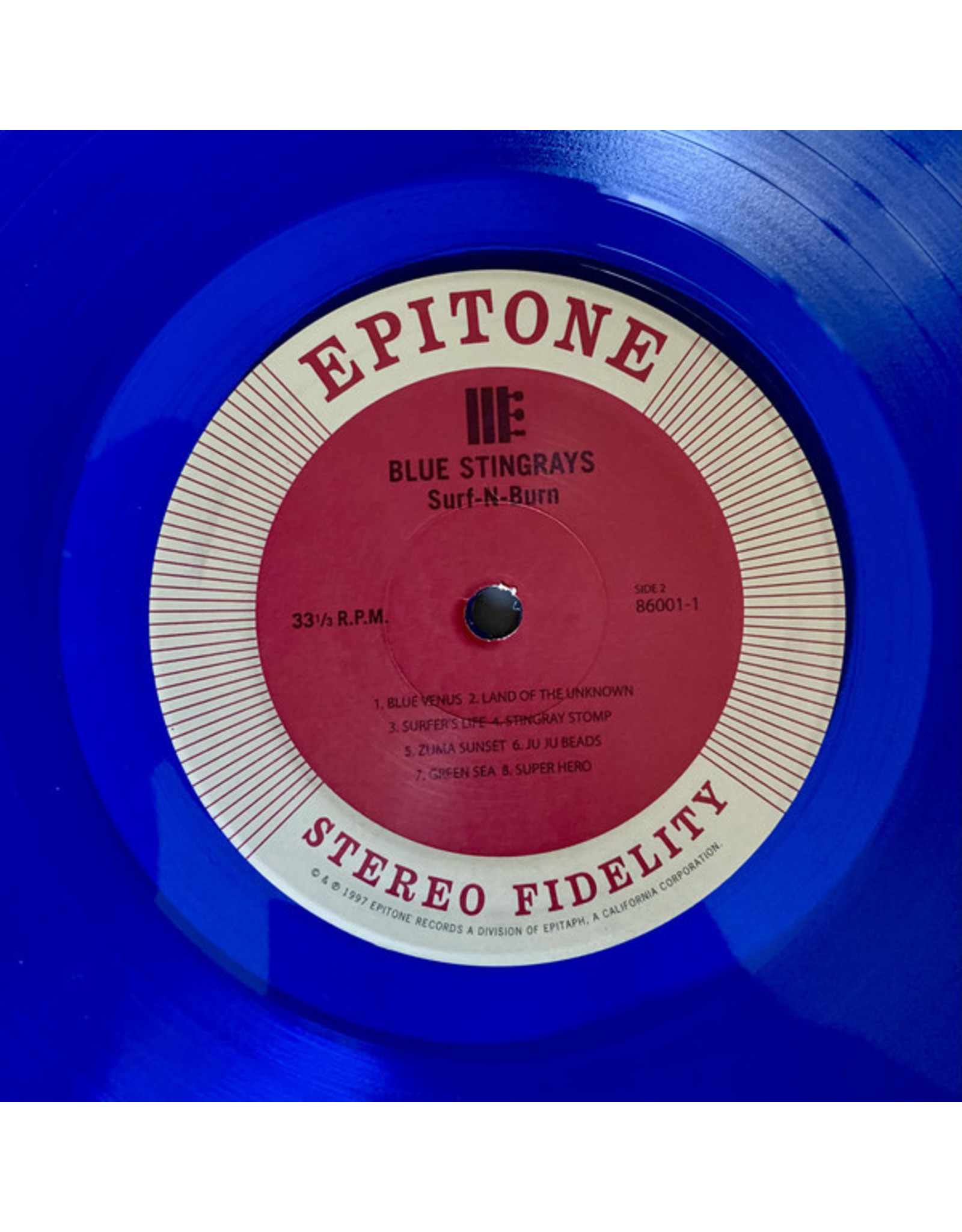 Blue Stingrays - Surf-n-Burn (Exclusive Blue Vinyl)