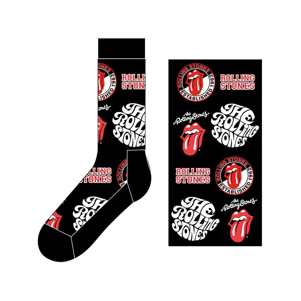 The Rolling Stones - Classic Logos Socks