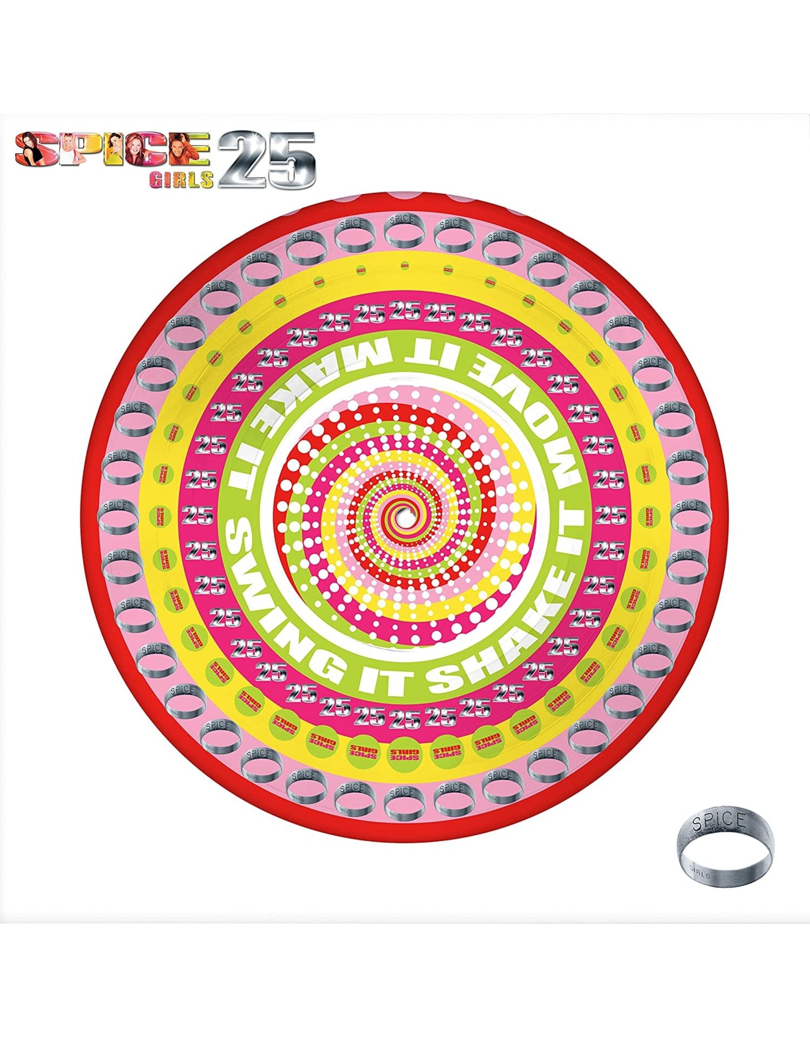 Spice Girls Spice 25th Anniversary Zoetrope Picture Disc Vinyl 