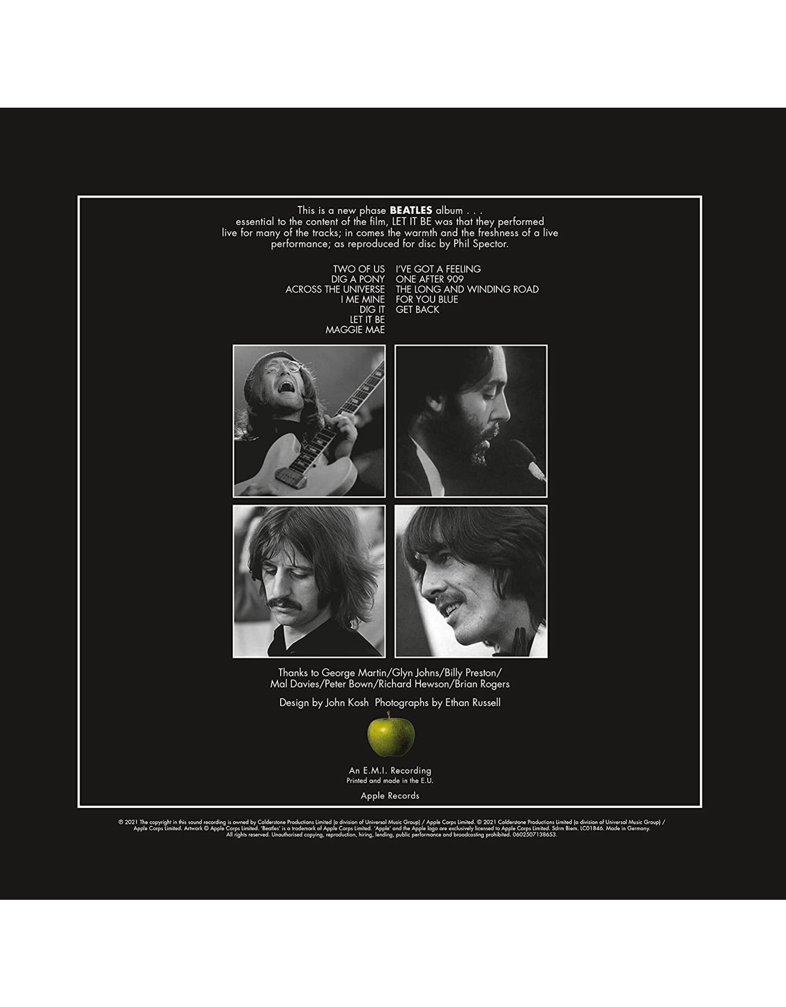 Beatles - Let It Be (Special Edition) [2021 Half Speed Master]