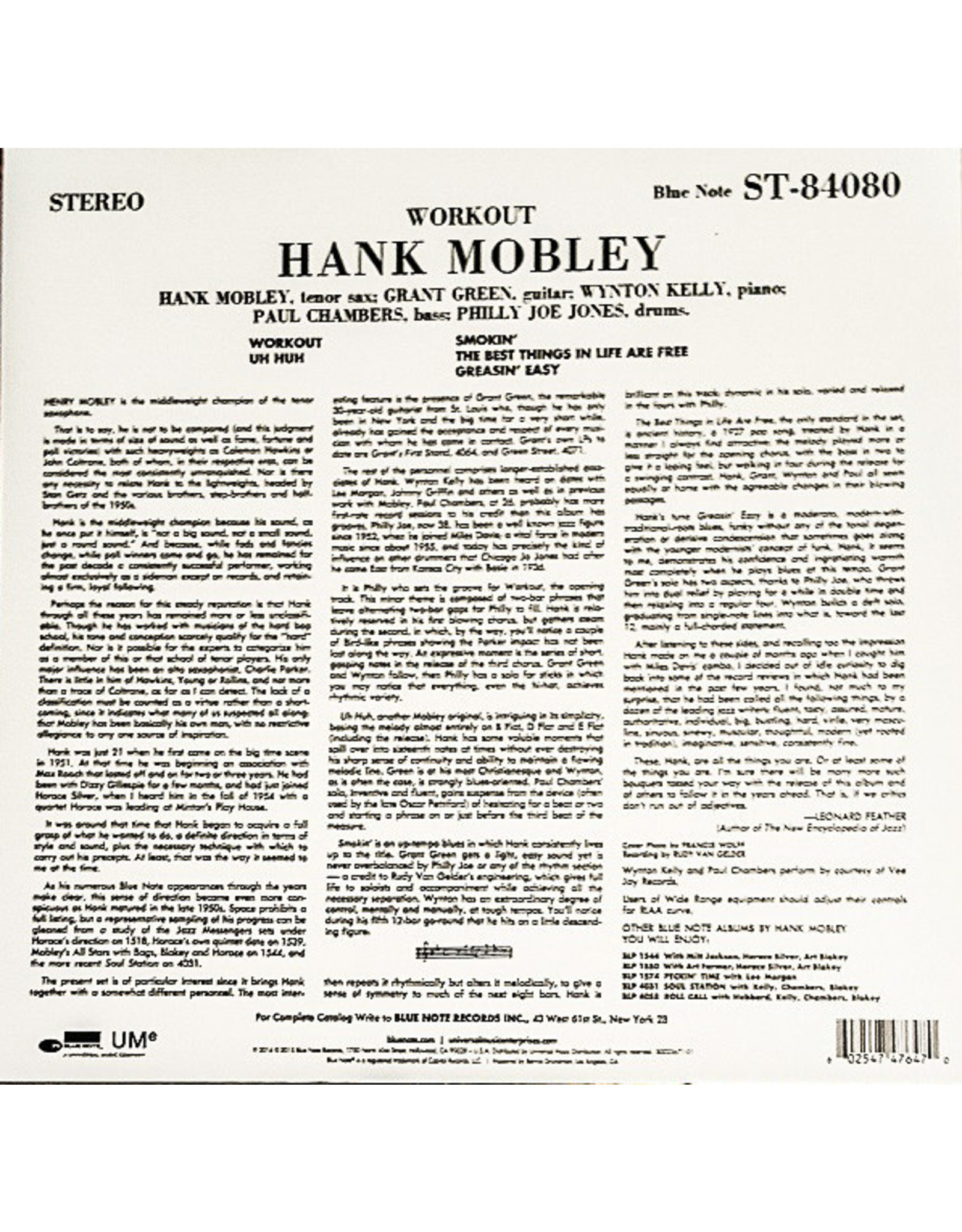 Hank Mobley - Workout