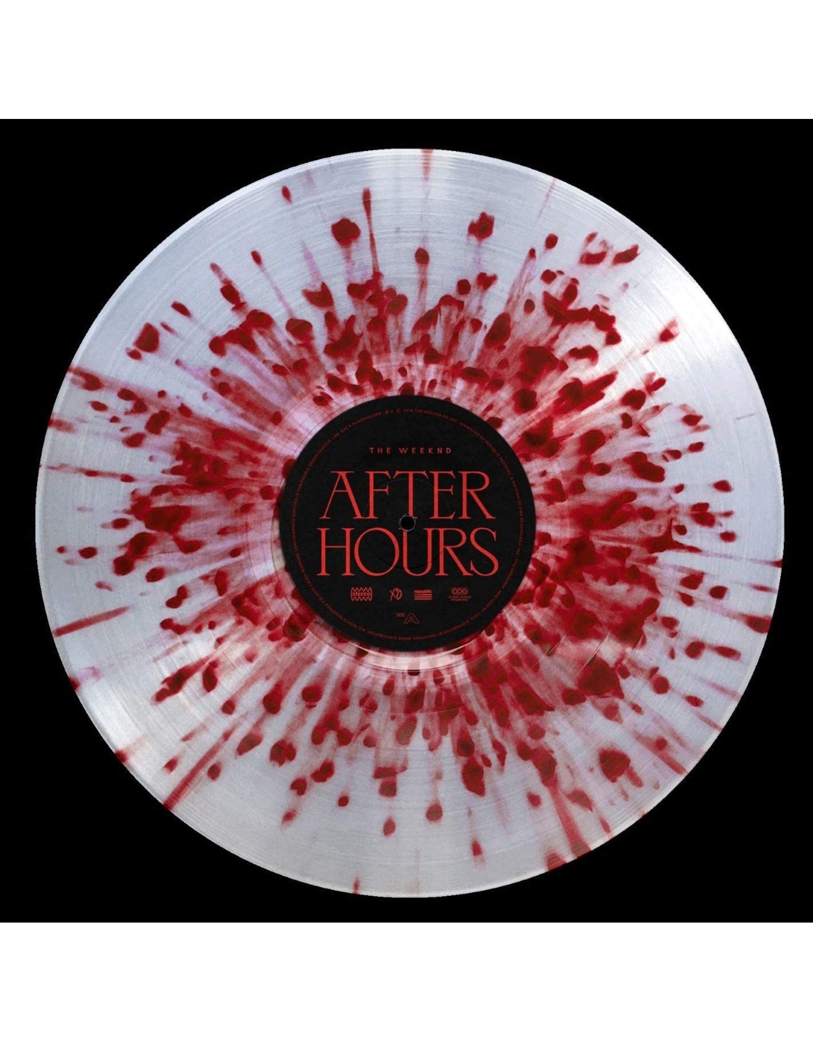Weeknd - After Hours (Limited Edition) [Blood Red Splatter Vinyl]