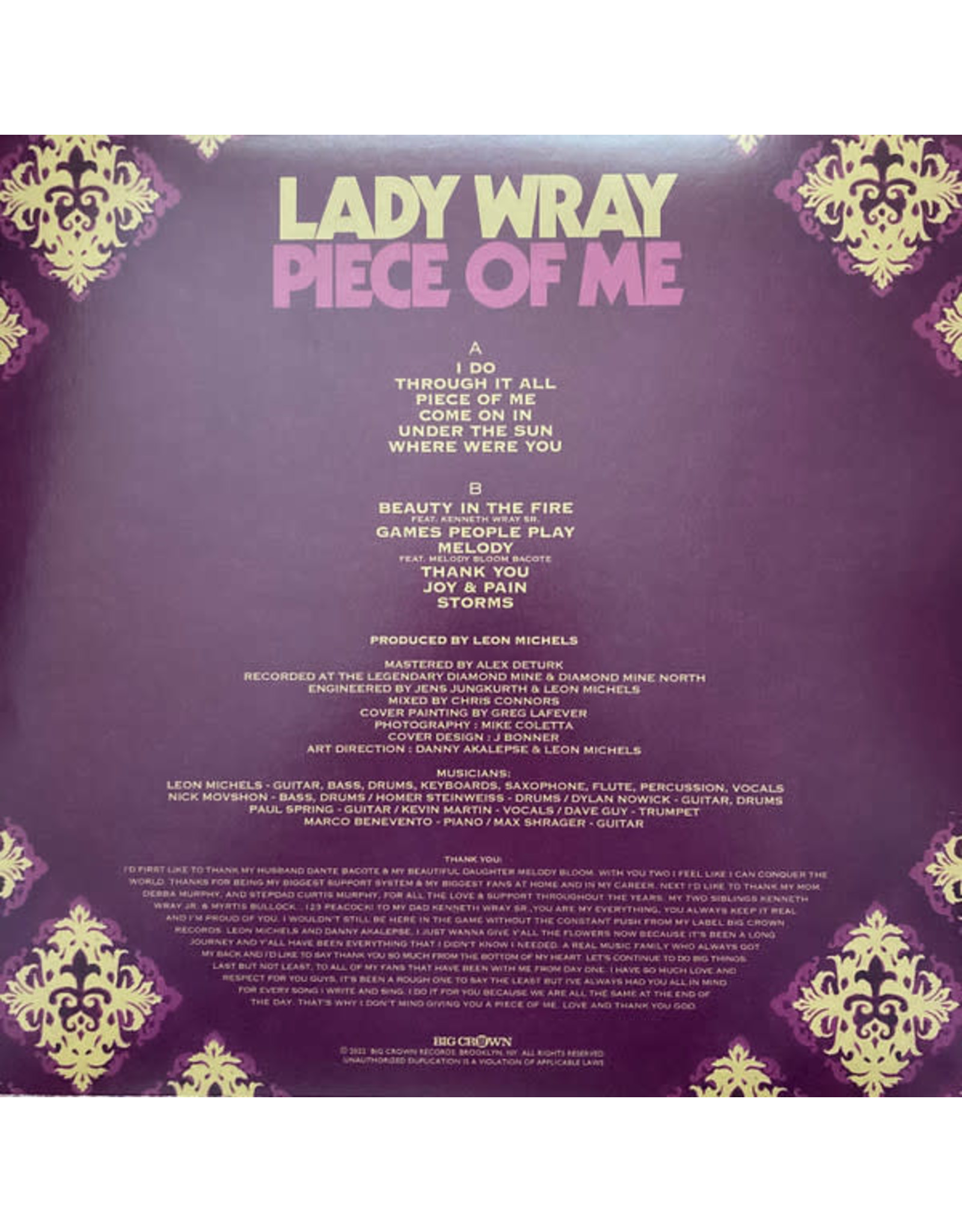 Lady Wray - Piece Of Me