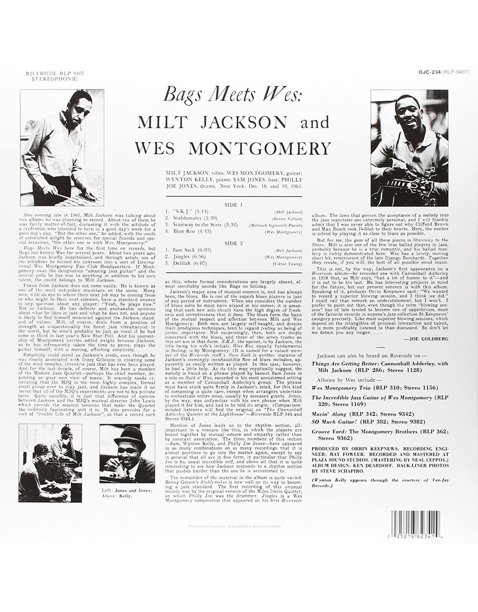 Milt Jackson / Wes Montgomery - Bags Meets Wes