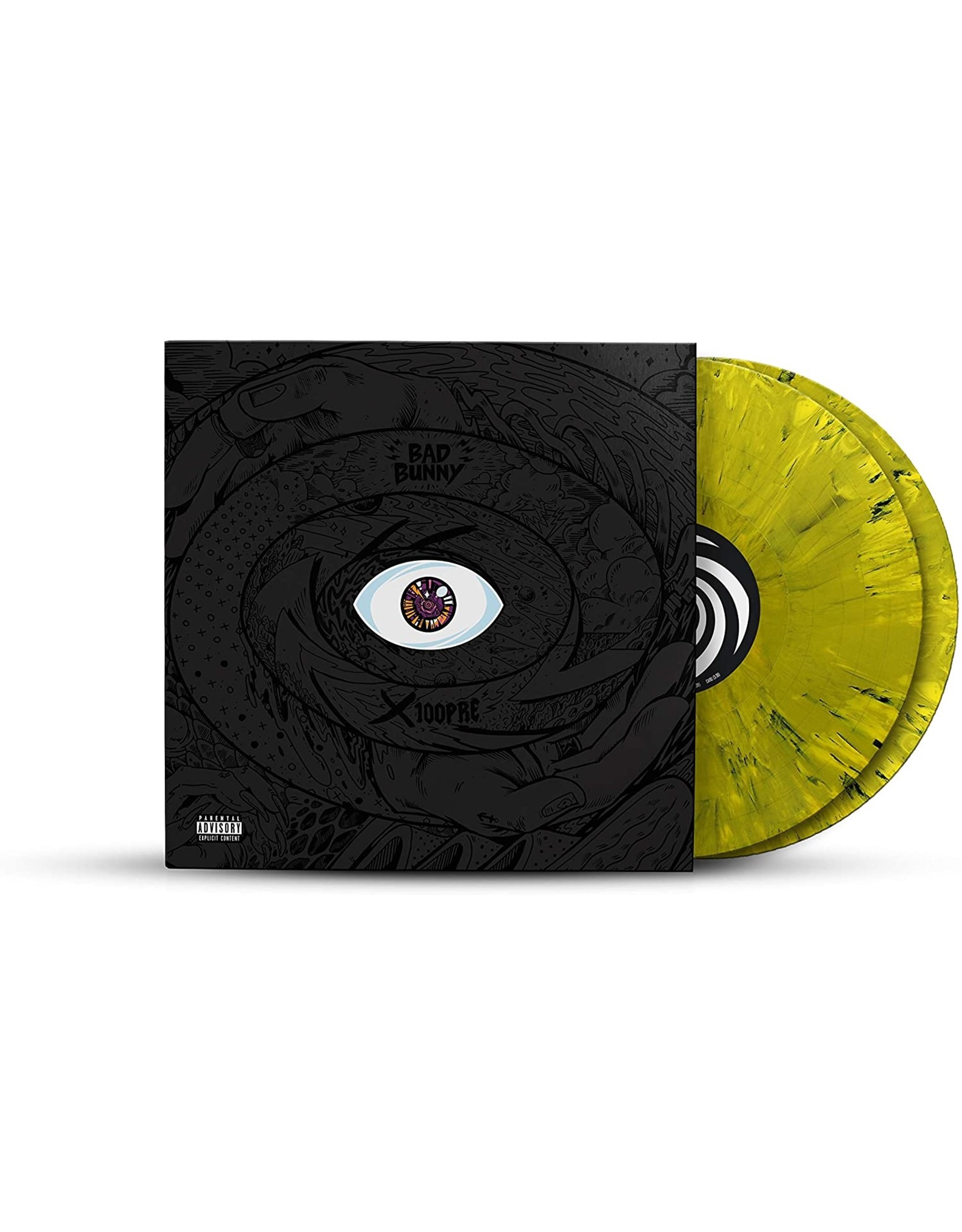 Bad Bunny X 100pre Yellow Splatter Vinyl Pop Music