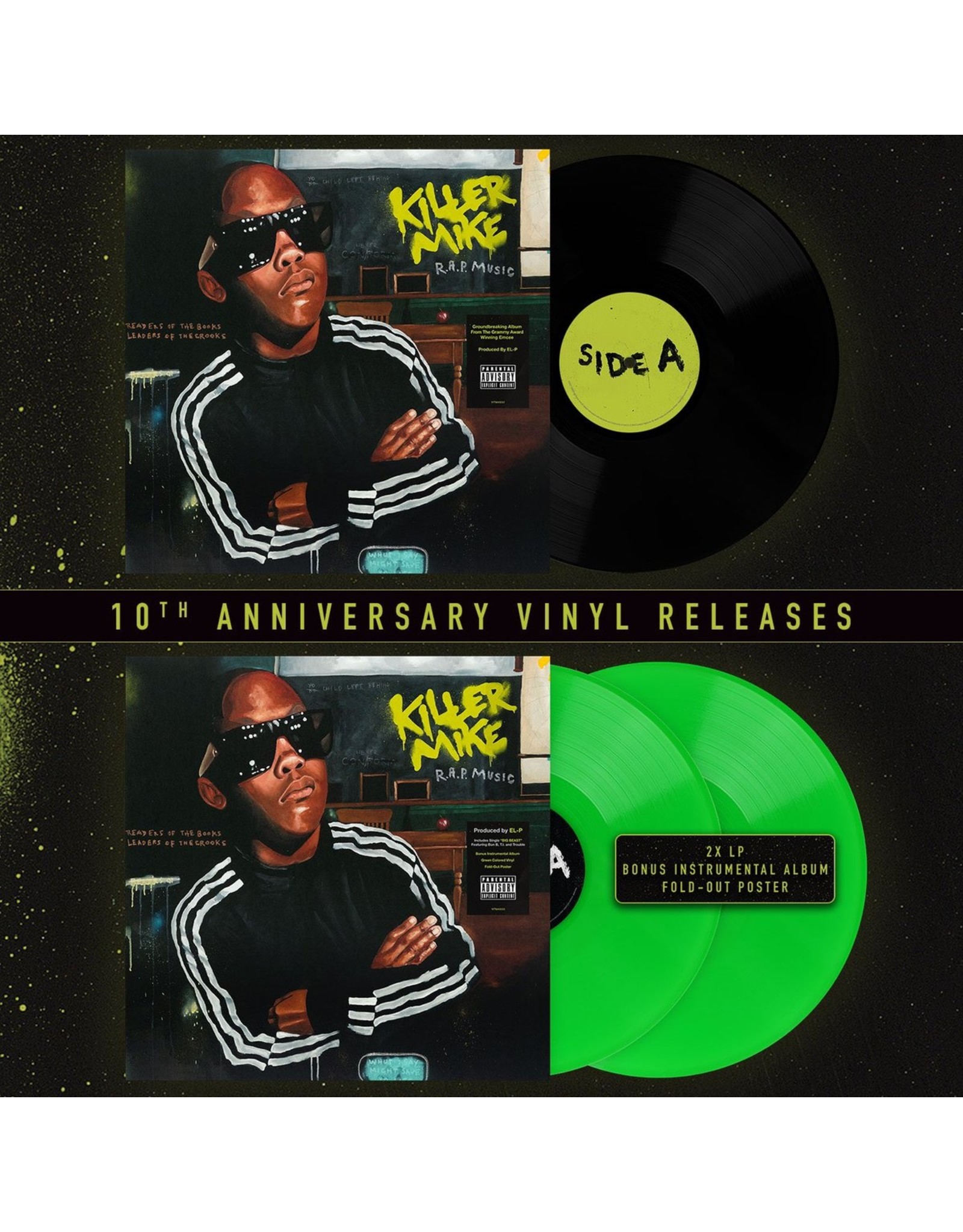 Killer Mike R.A.P. Music (Green Vinyl/2LP) Vinyl Record