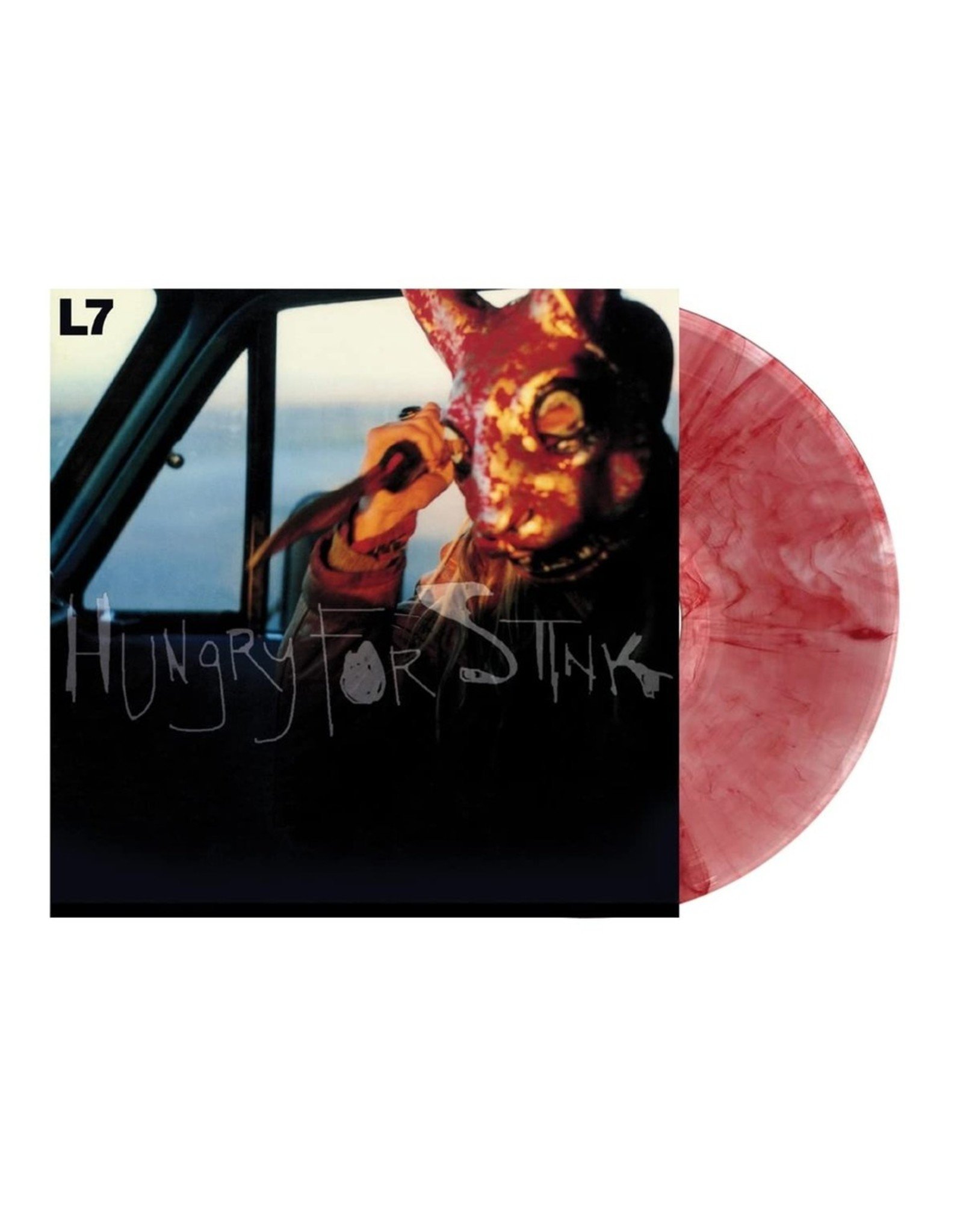 L7 - Hungry For Stink (Clear / Red Bloodshot Vinyl)