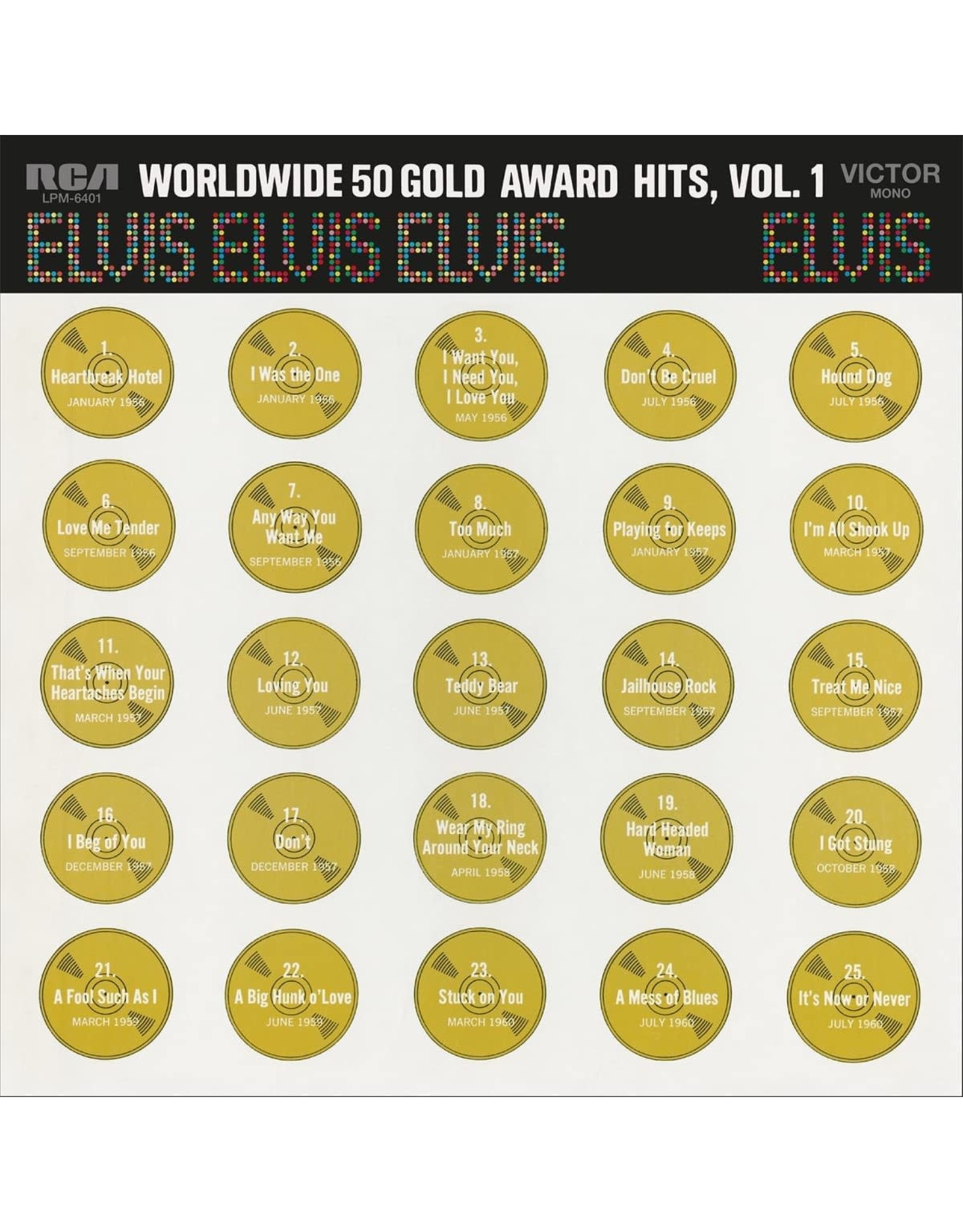 Elvis Presley - Worldwide 50 Gold Award Hits Vol. 1 (Gold Marble Vinyl) [4LP]