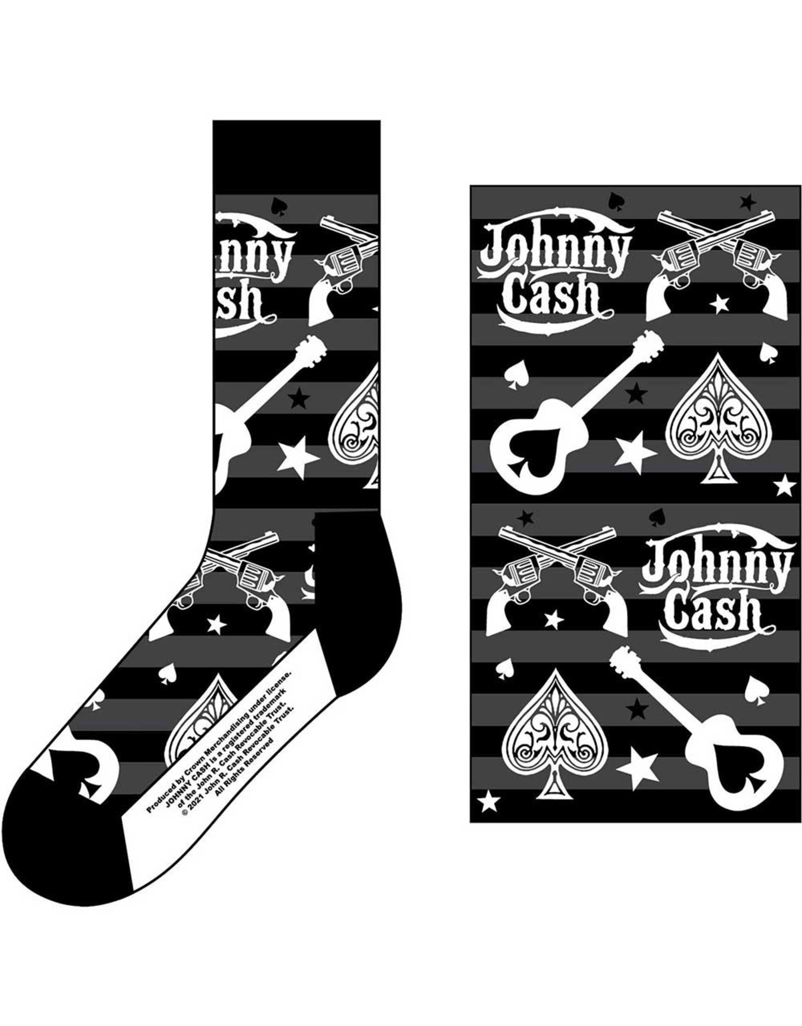 Johnny Cash / Classic Logo Socks