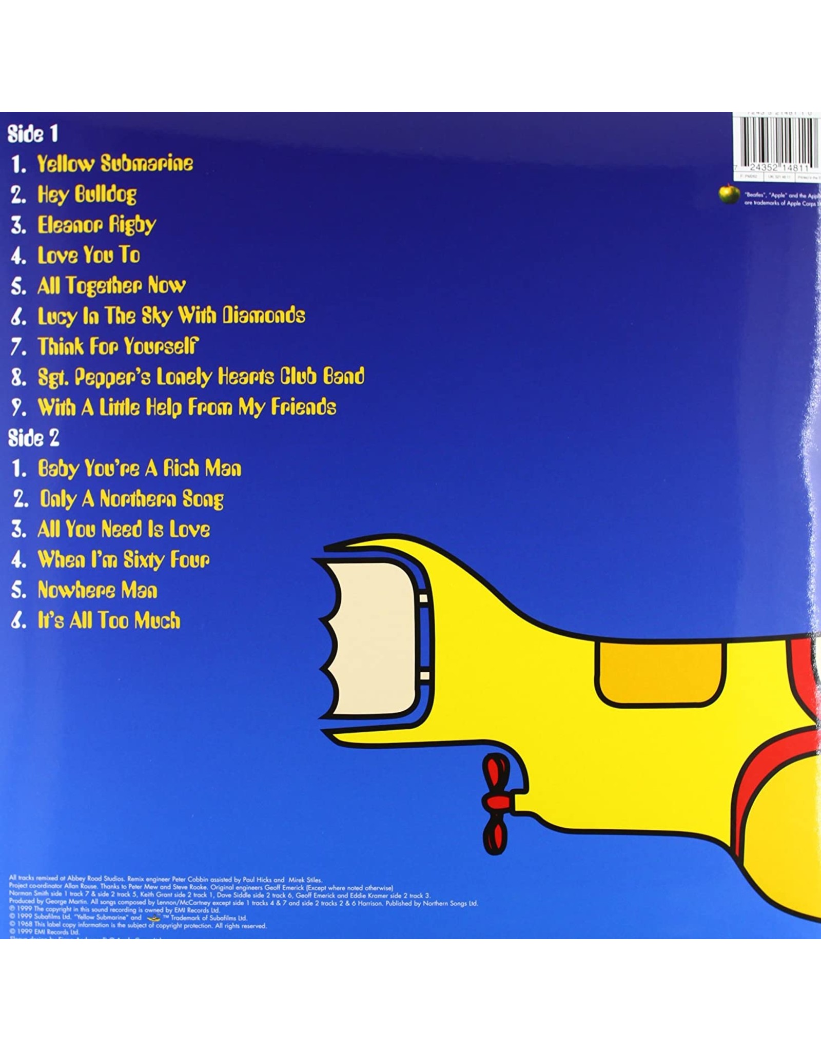 Beatles - Yellow Submarine (Songtrack)