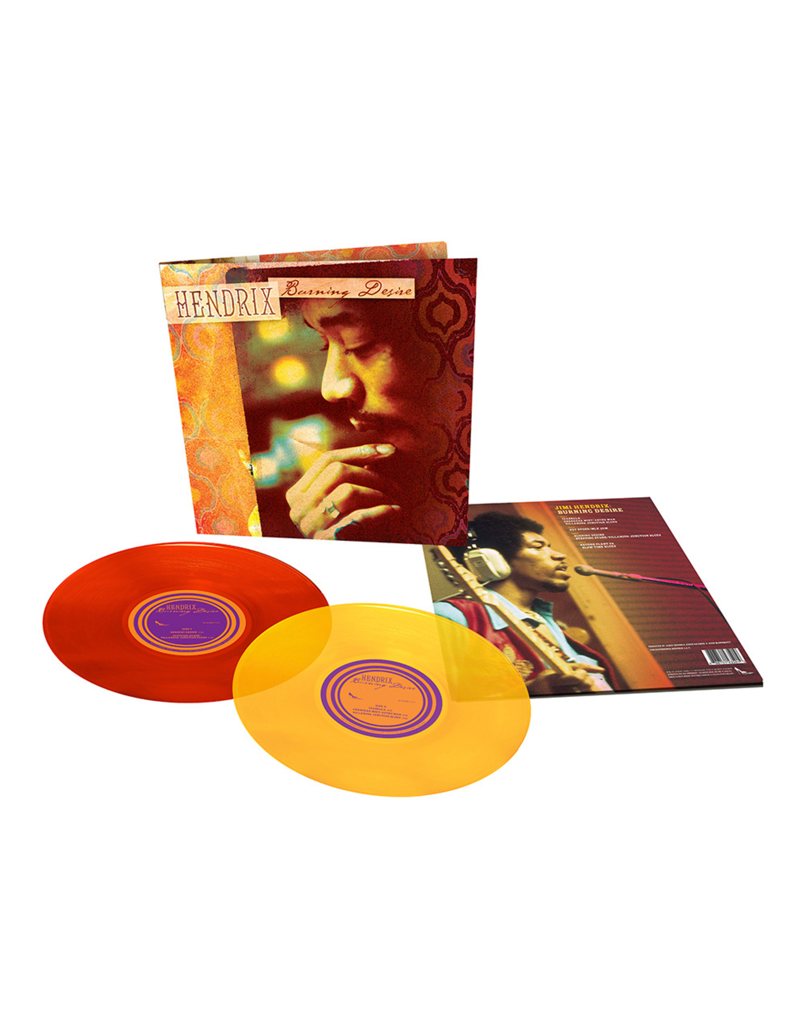 Jimi Hendrix - Burning Desire (Exclusive Red / Orange Vinyl)