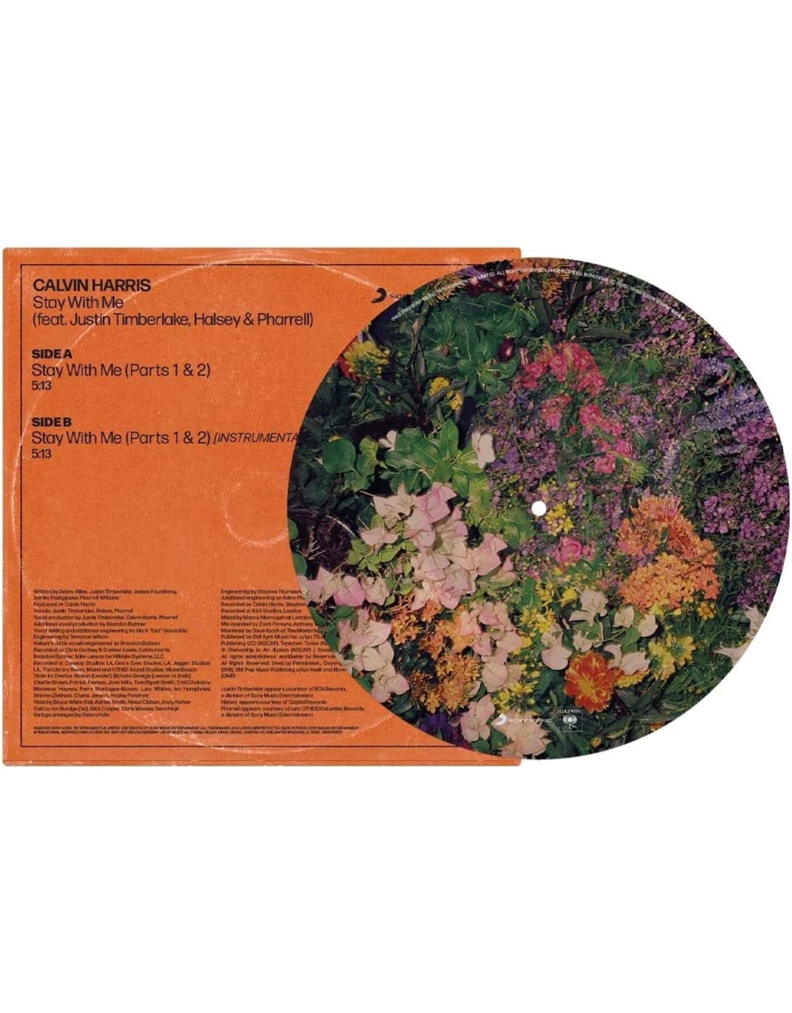 Calvin Harris - Stay With Me (12" Single) [Picture Disc]